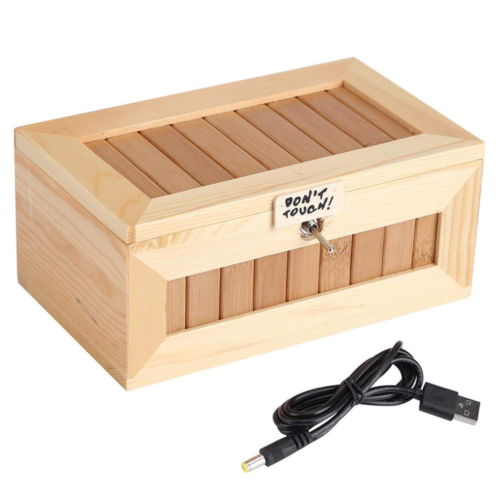 Stress-Relief Tiger Wooden Box Toy for Home & Office Desk