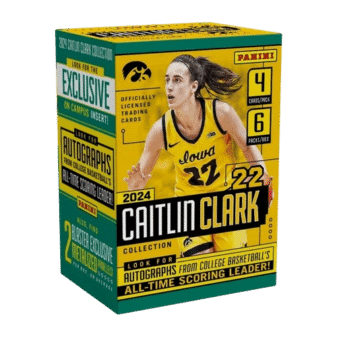 2024 Panini Caitlin Clark Basketball Cards - 6 Pack Blaster Box (Green) | Collectible Trading Cards for NBA Fans & Sports Memorabilia Enthusiasts - Perfect for Gifts, Collections, and Game Day Excitement