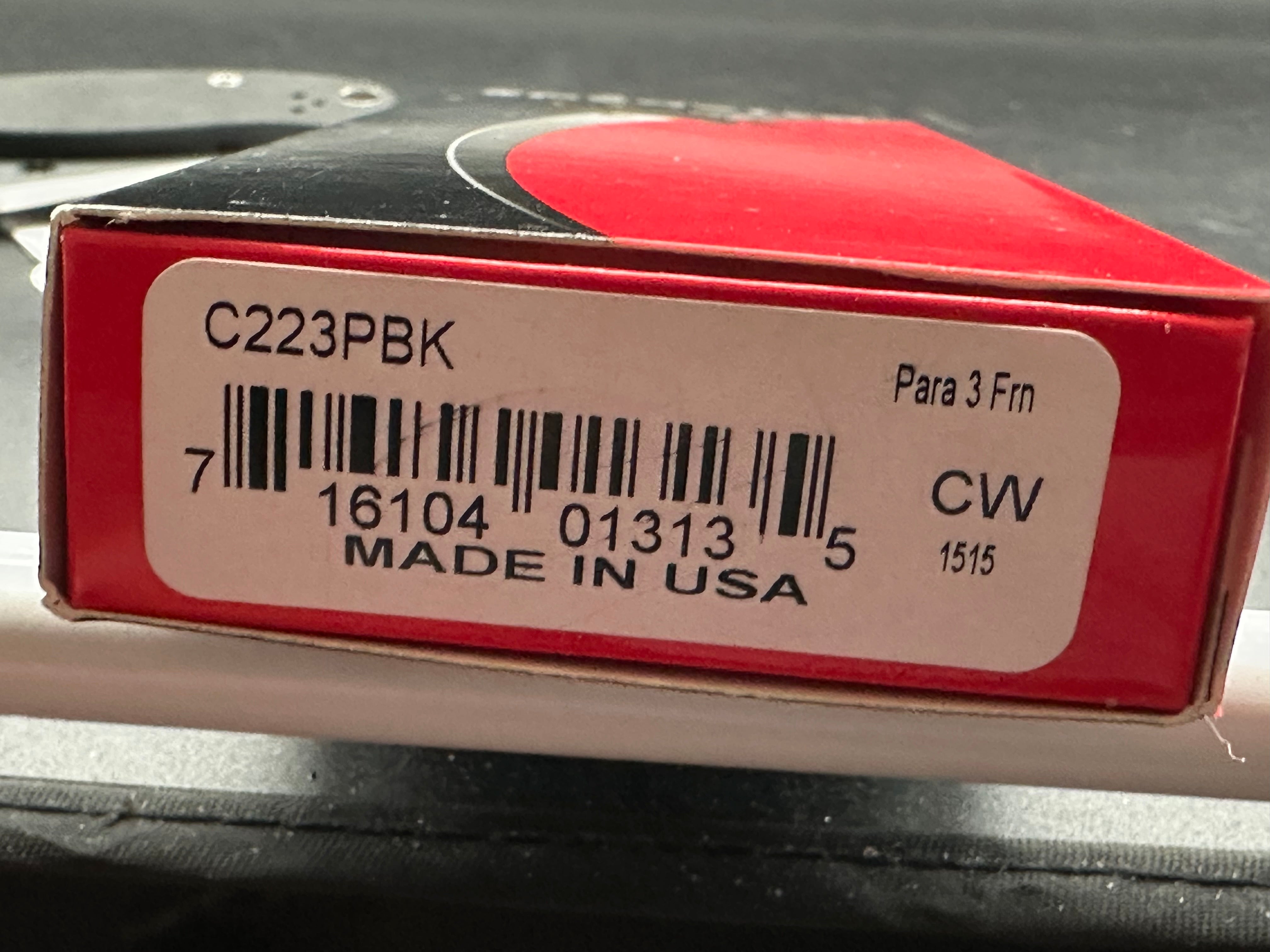 Spyderco Para 3 Folding Knife - 2.93