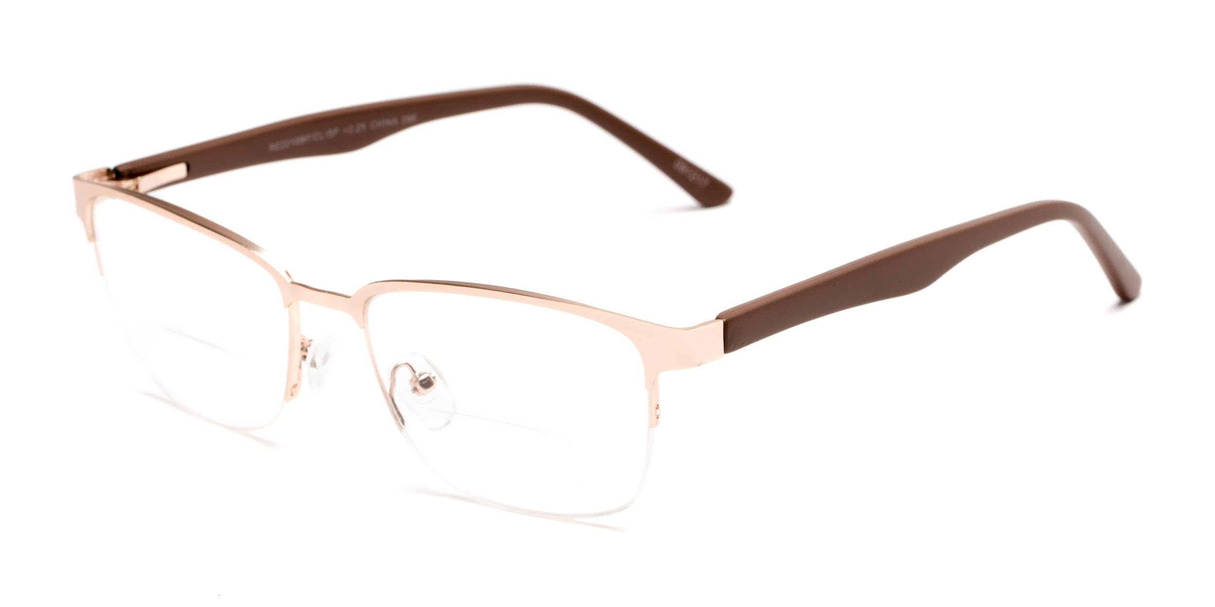 Polk Bifocal Reading Glasses for Men & Women - Rectangle Frame Readers with Clear Vision - Perfect for Reading, Computer Work & Daily Use