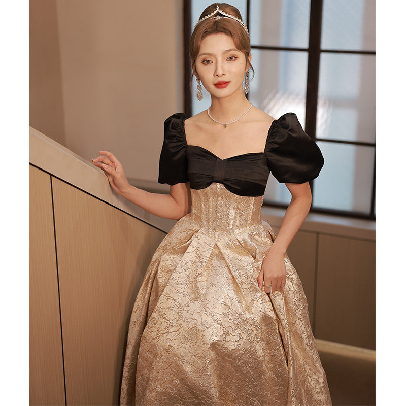 Princess Birthday Party Dress - Cute Short Sleeve A-Line Formal Evening Gown for Girls | Perfect for Birthday Celebrations, Pageants & Special Occasions
