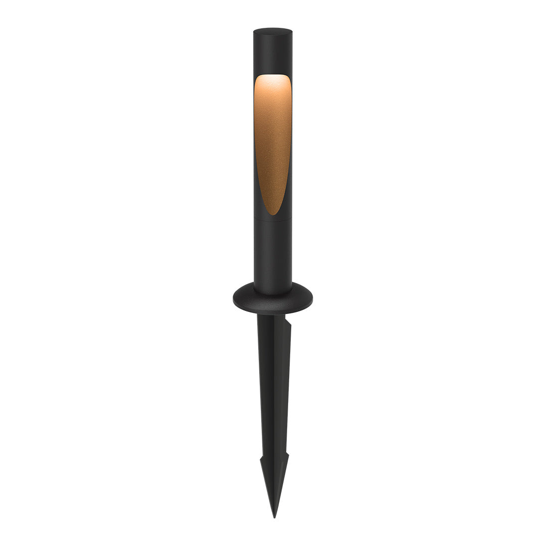 Flindt Outdoor Garden Bollard Light - Durable Solar Powered LED Landscape Lighting for Pathways, Driveways, and Yards - Weather-Resistant Decorative Post Light for Home & Commercial Use