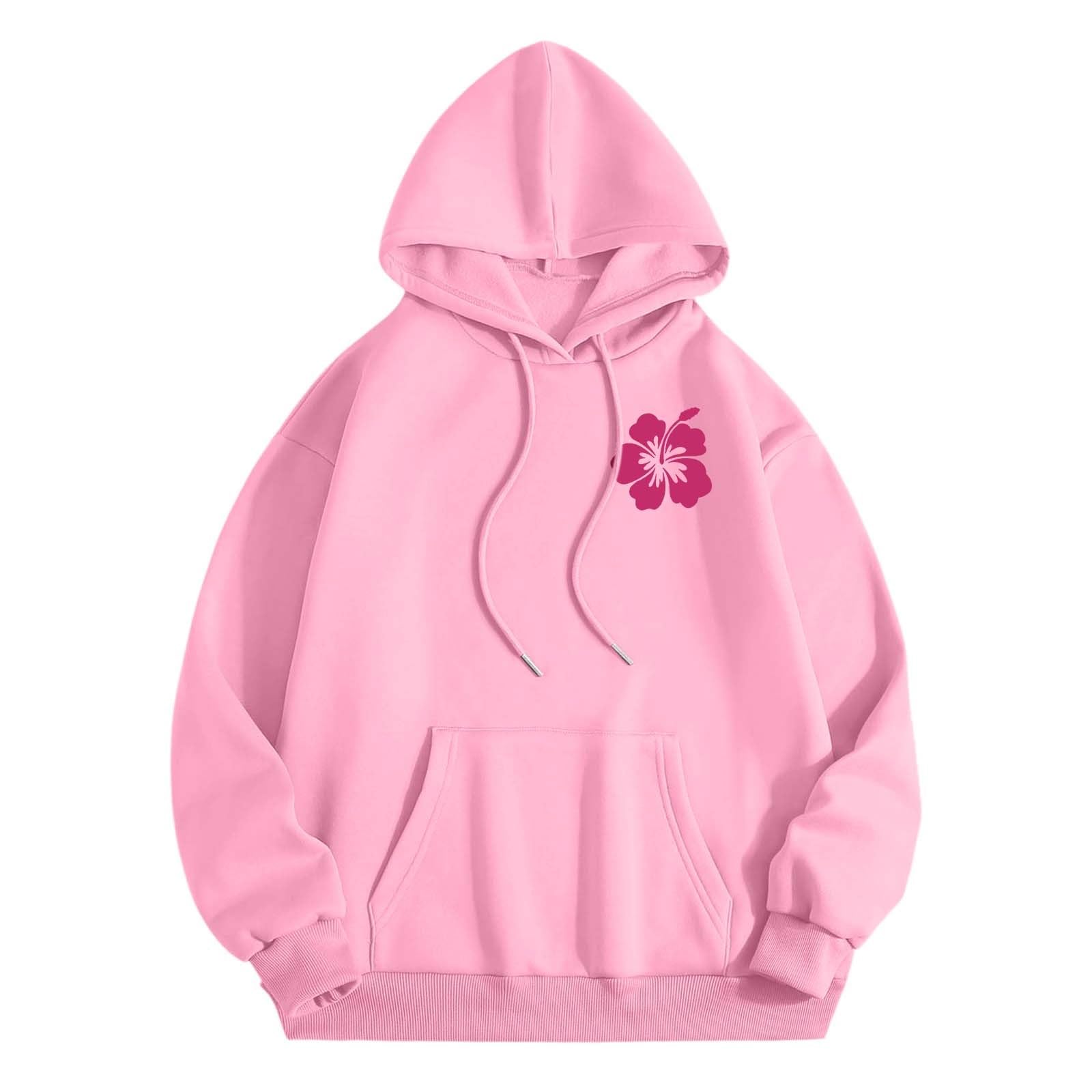 Women's Cute Oversized Letter Print Graphic Hoodie - Long Sleeve Preppy Sweatshirt for Casual Wear, College Style & Loungewear