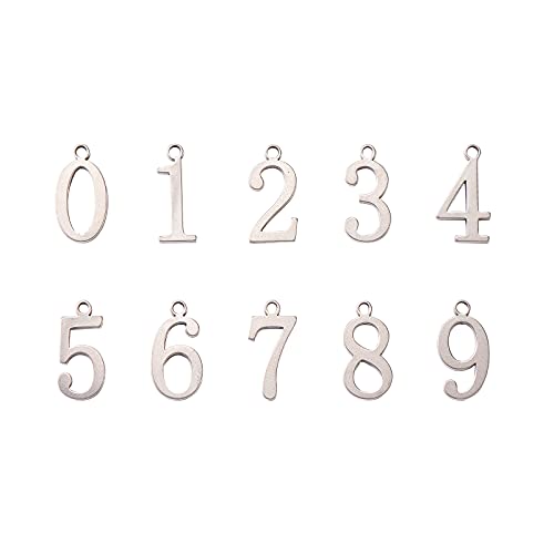 Stainless Steel Number_15x5.5~8mm