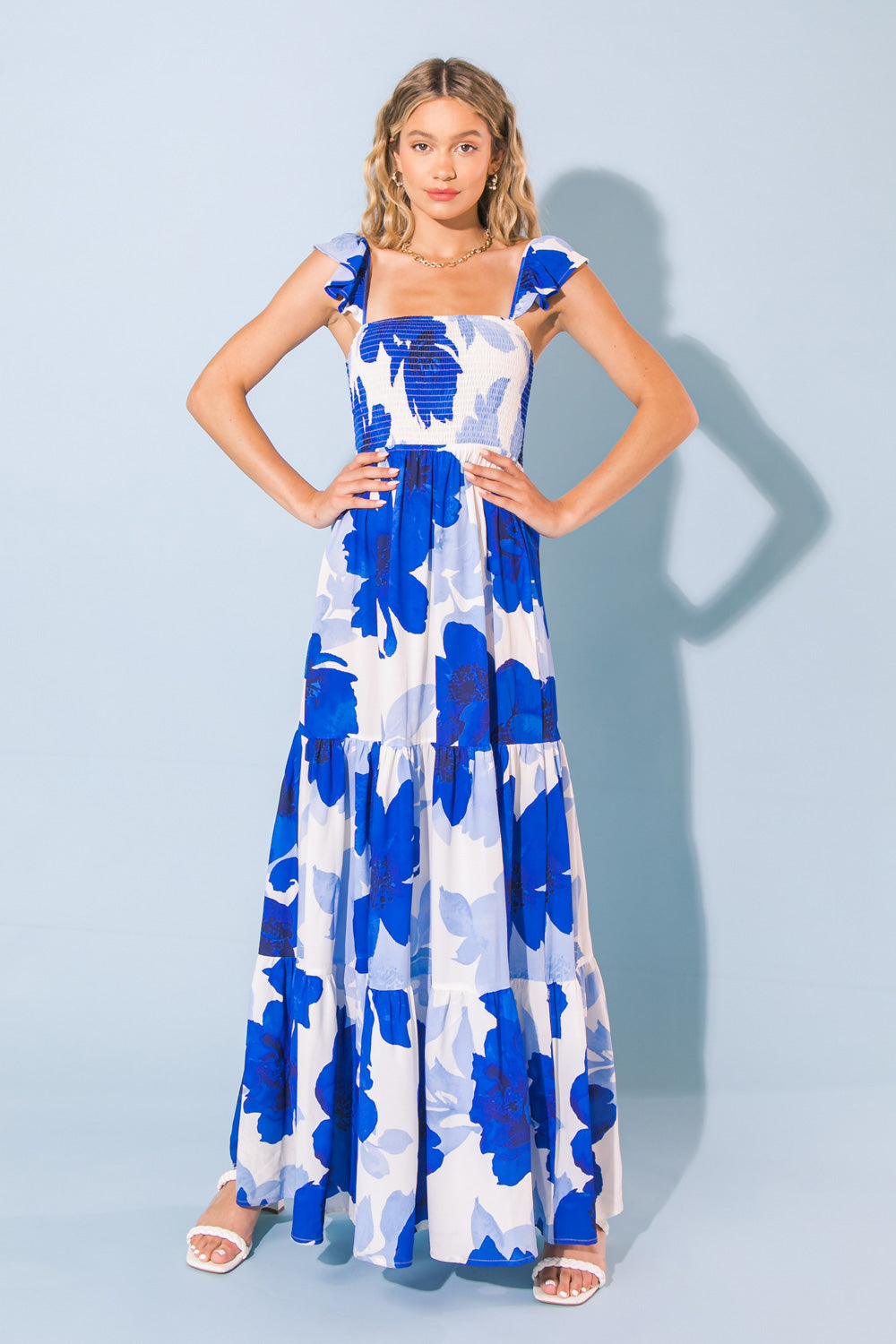 Floral Maxi Dress for Women - Comfortable & Stylish Summer Boho Dress for Beach, Vacation, and Outdoor Events
