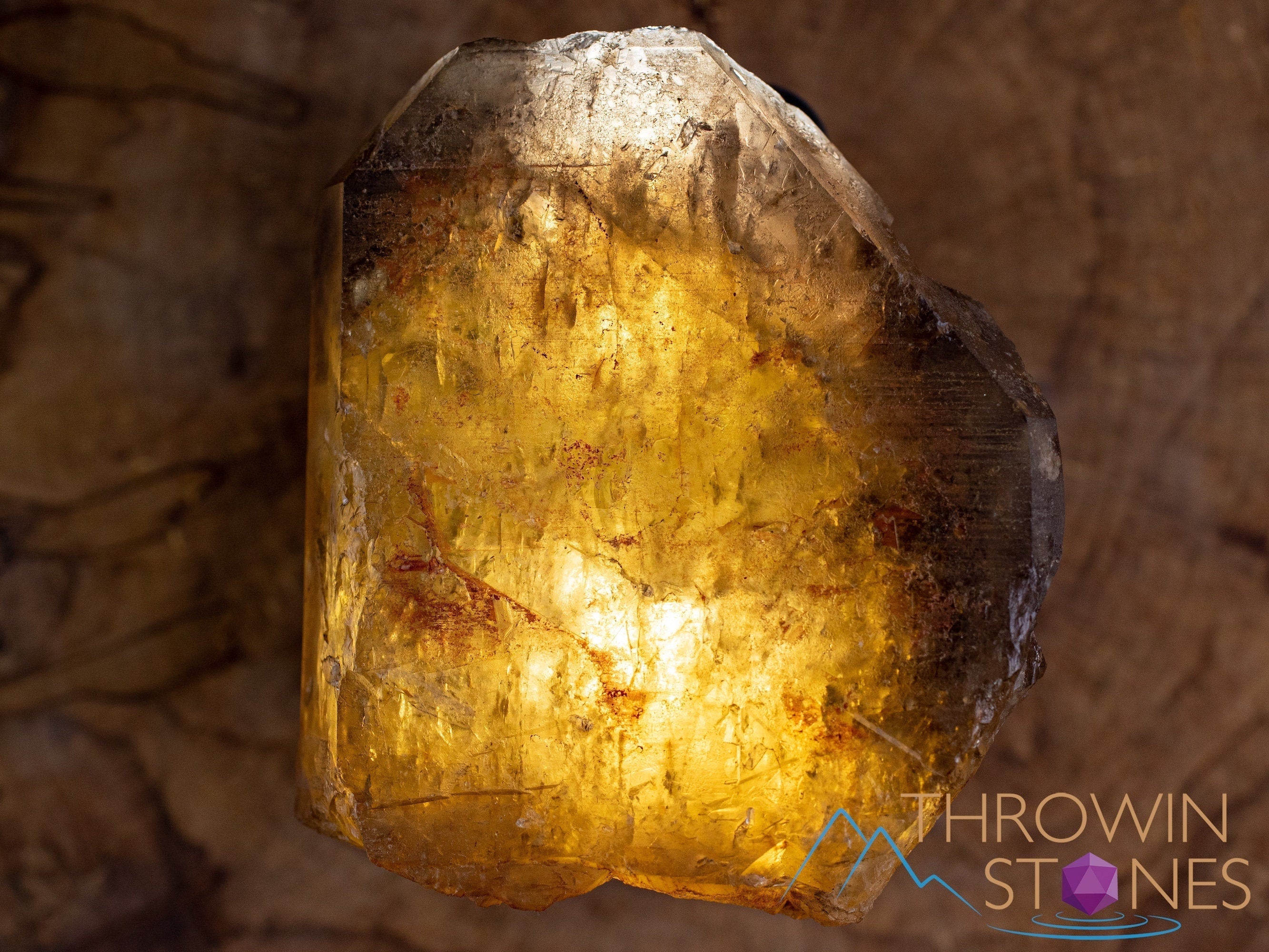 Natural Citrine Raw Crystal Point - Healing Stone, November Birthstone, Home & Office Decor, Spiritual Healing, Meditation, Feng Shui, 41184 | Perfect for Energy Cleansing, Chakra Balancing & Gift Giving