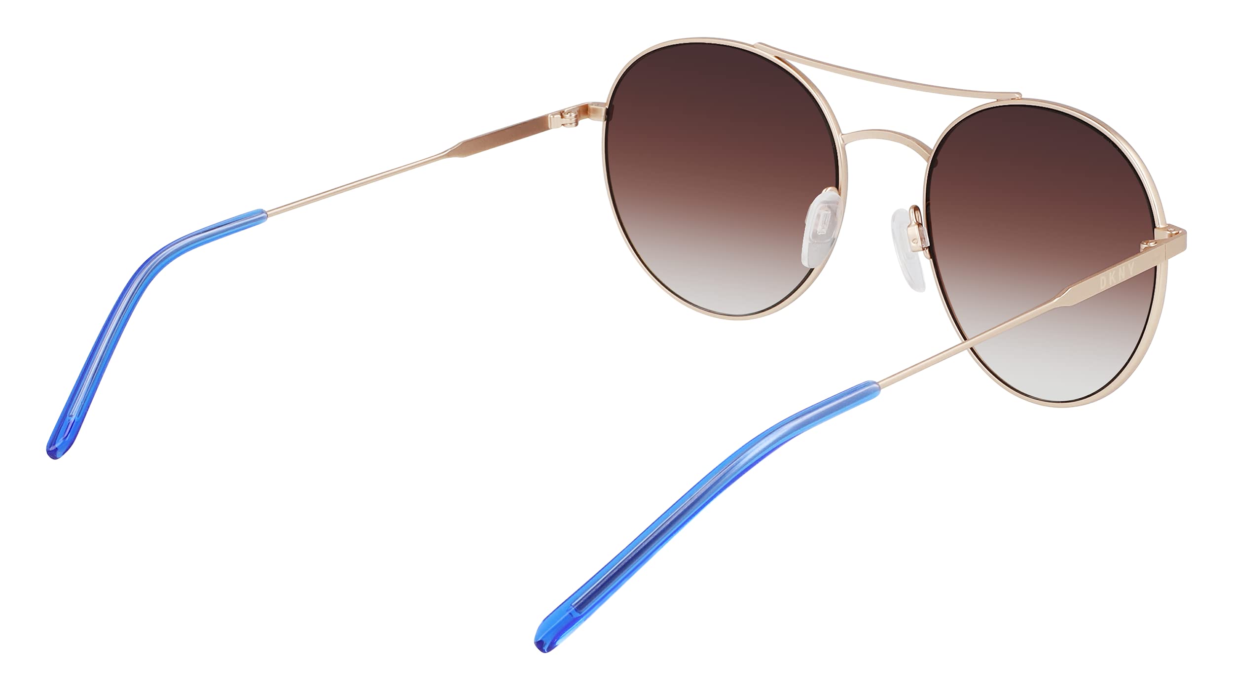 DKNY Women's Dk305s Round Sunglasses - Classic UV Protection Fashion Sunglasses for Women, Perfect for Driving, Beach & Outdoor Activities