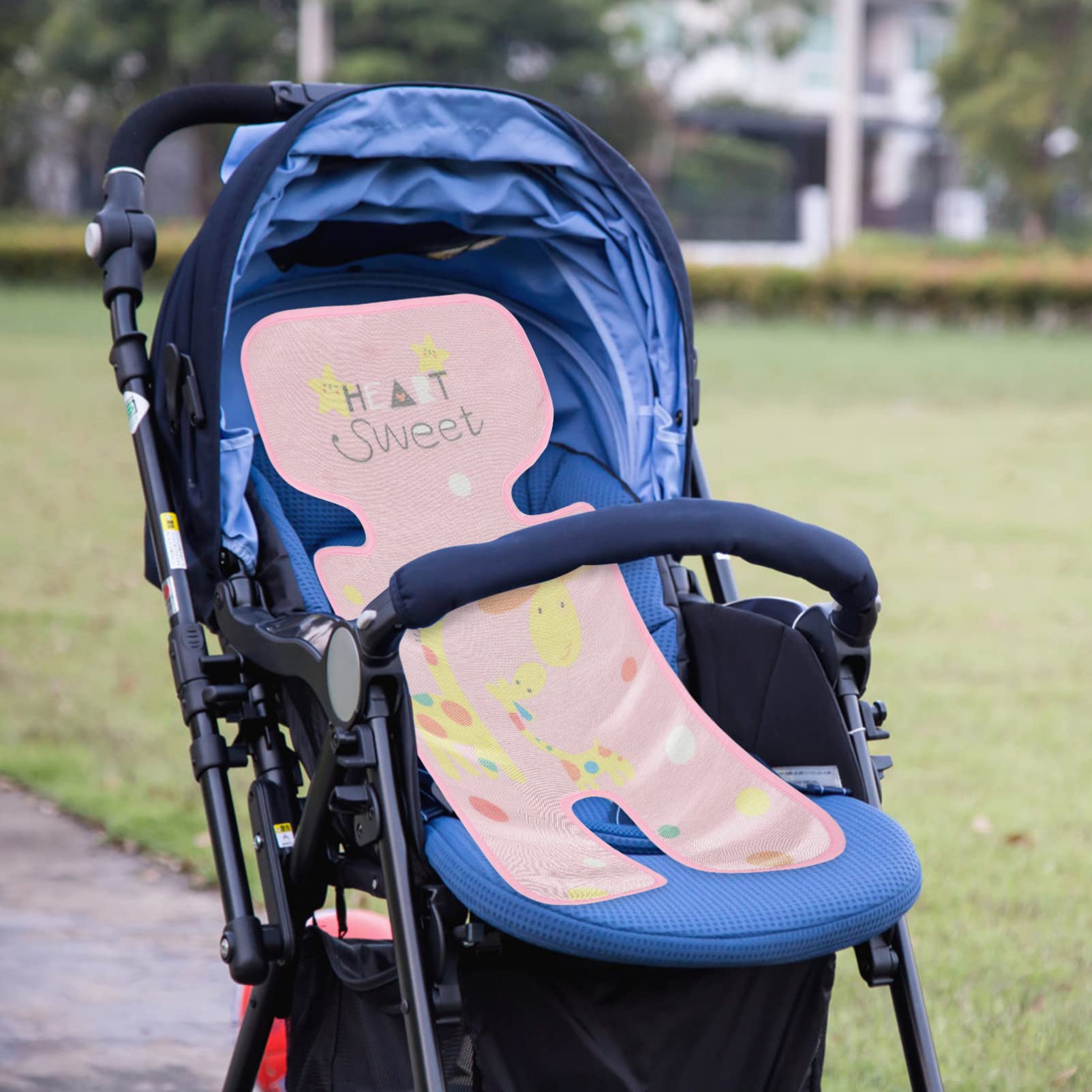 Kisangel Baby Stroller Cooling Pad - Breathable Summer Seat Cushion for Strollers & Car Seats | Keep Baby Cool in Hot Weather | Perfect for Outdoor Walks, Shopping & Travel