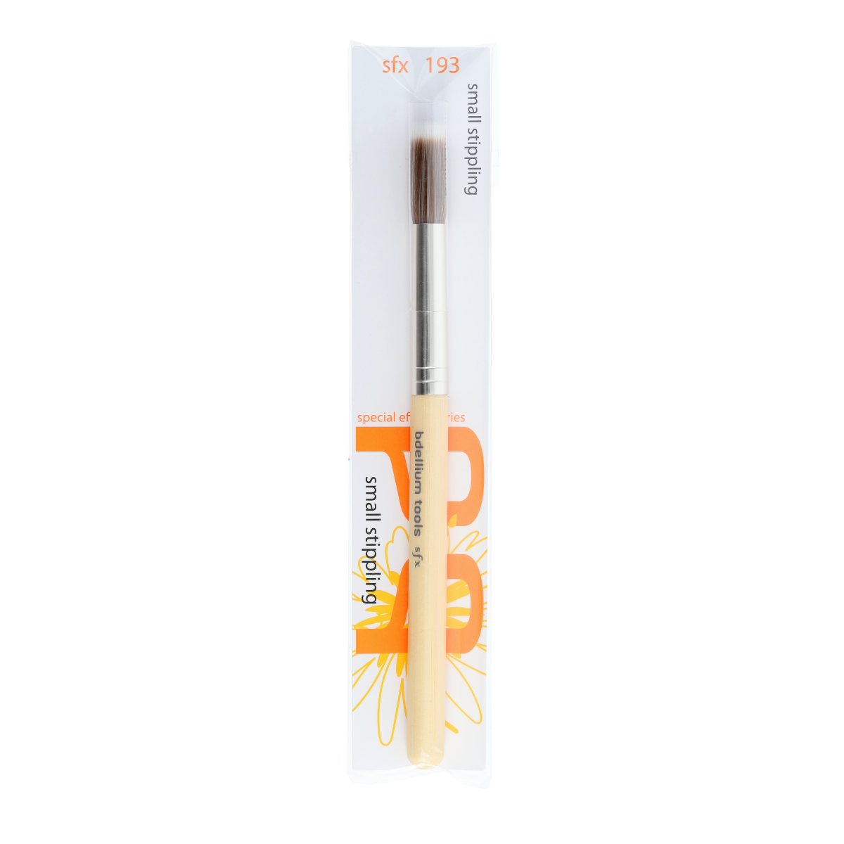 SFX 193 Small Stippling Brush - Professional Makeup Brush for Foundation, Contouring & Blending - Perfect for Liquid, Cream & Powder Cosmetics - Ideal for Everyday Makeup & Special Occasions