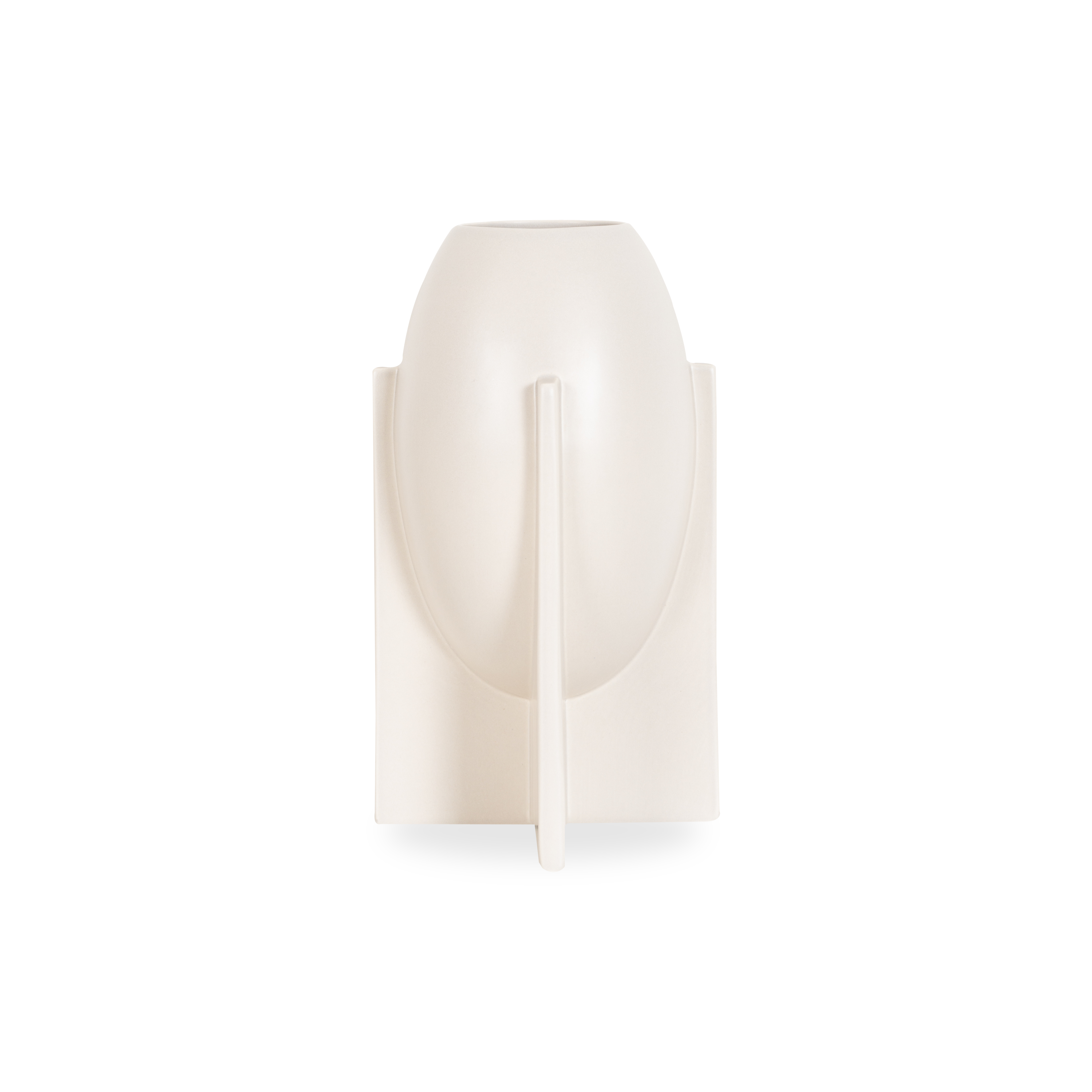 Amara Grey Ceramic Vase - Elegant Home Decor for Living Room, Dining Table & Office Desk | Modern Flower Vase for Centerpieces and Interior Design