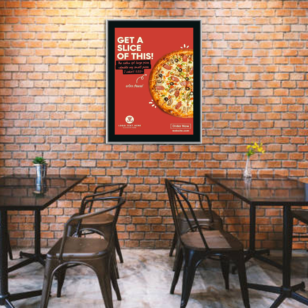 27x41 Poster Frame - SwingFrame Classic Black Display for Wall Art, Photos, and Posters - Perfect for Home, Office, and Gallery Decor