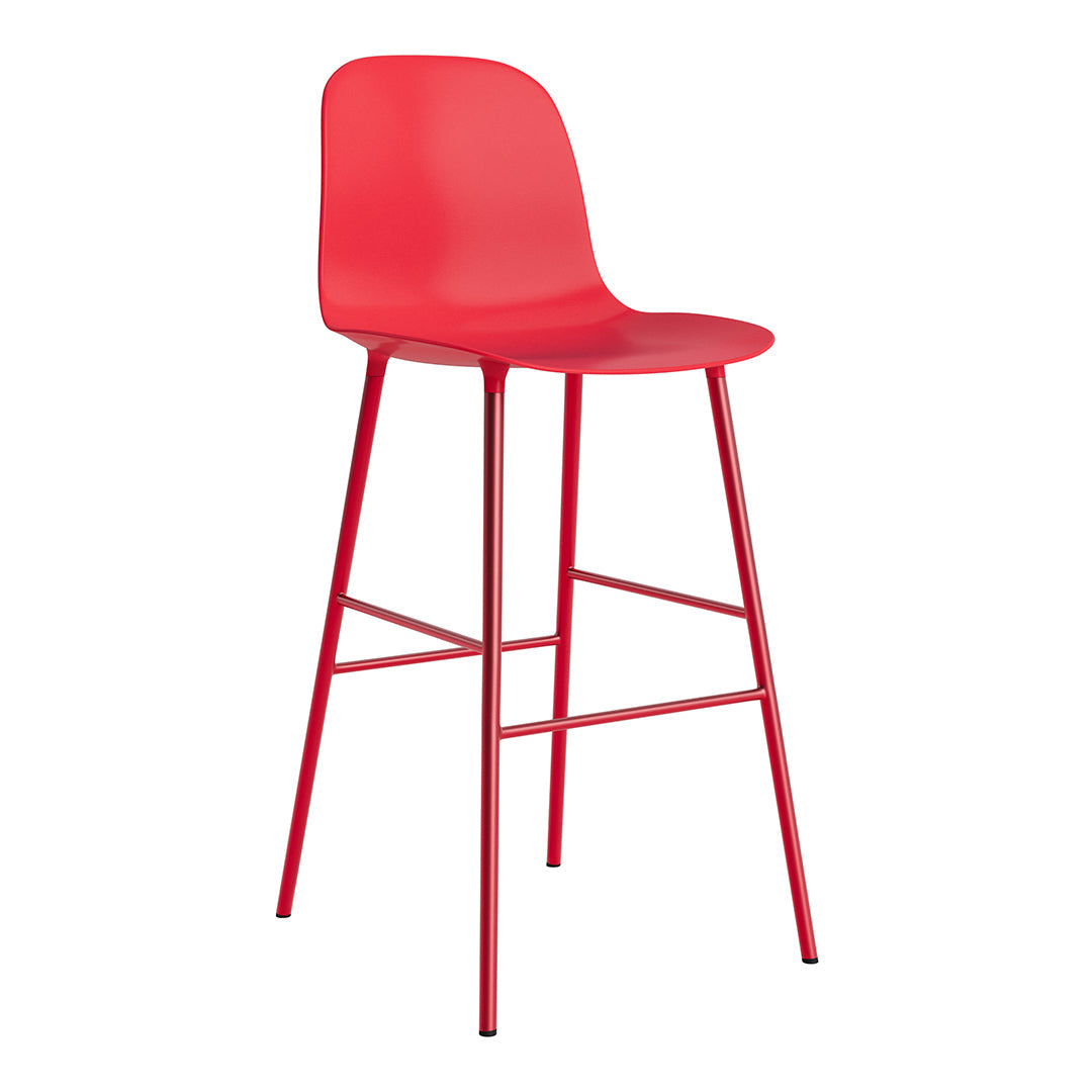 Simon Legald Form Bar Chair by Normann Copenhagen - Modern Scandinavian Bar Stool for Kitchen, Dining & Home Decor