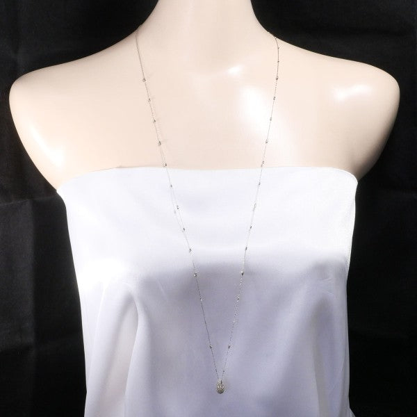 18K White Gold Brown Diamond Necklace for Women - Elegant Jewelry Gift for Anniversary, Birthday & Special Occasions