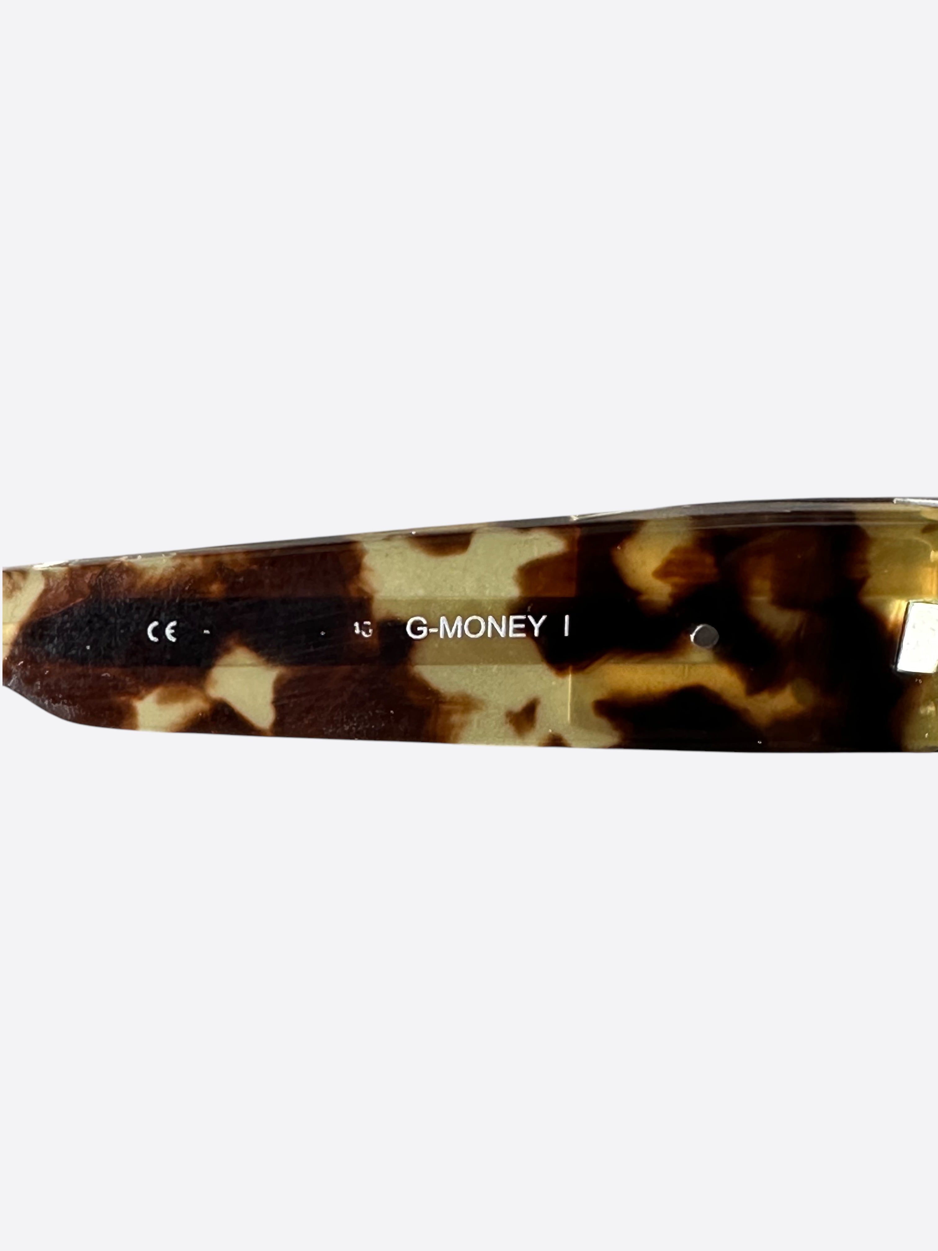 Chrome Hearts Brown Havana G Money Sunglasses for Men & Women - Luxury Designer Sunglasses for Fashion & Outdoor Activities