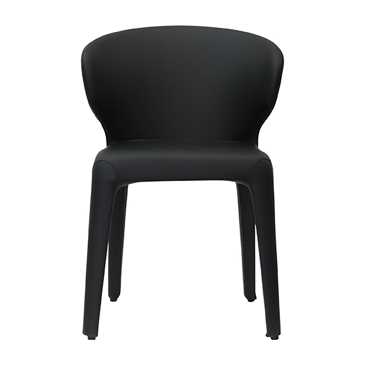 Bailey Faux Leather Dining Chair - Modern PU Leather Upholstered Side Chair for Kitchen, Dining Room, Office & Home Decor