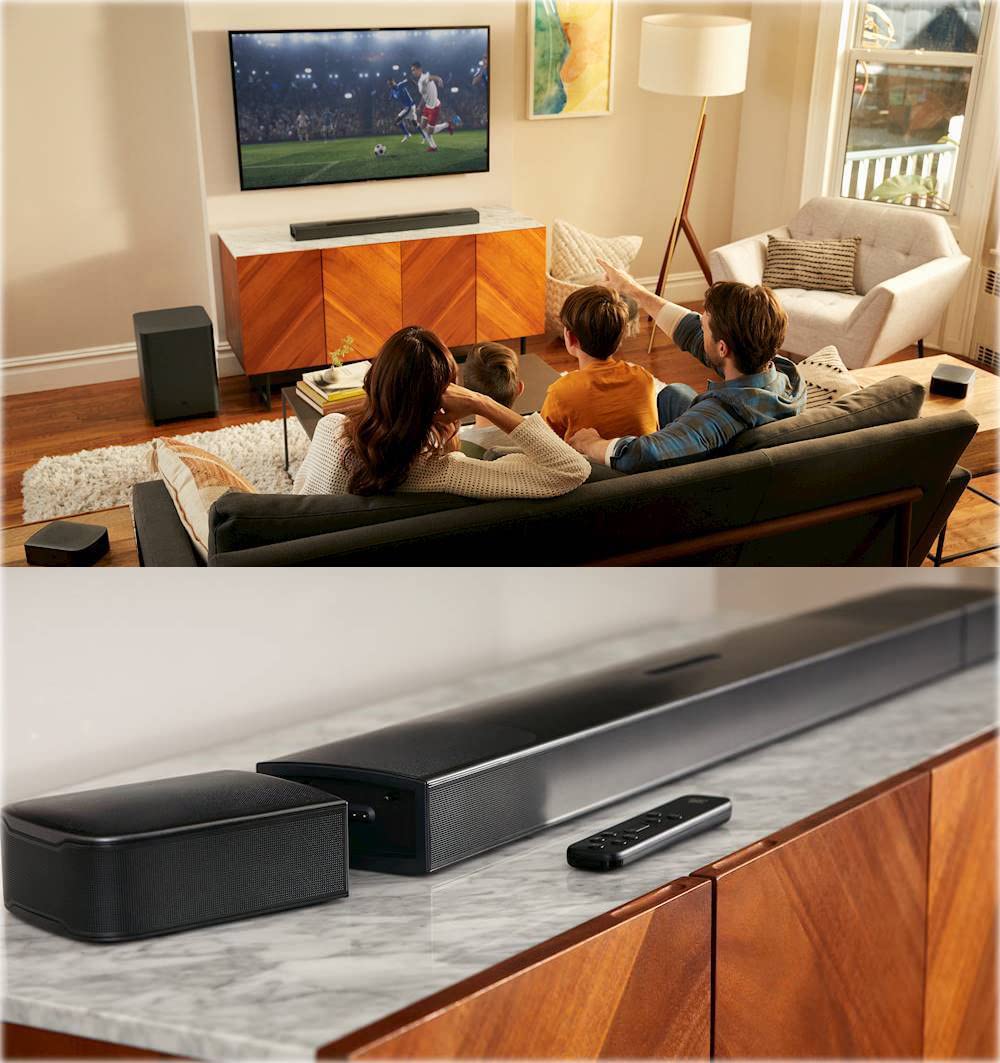 JBL Bar 9.1 Channel 3D Surround Sound Soundbar with Wireless Detachable Rear Speakers - 5.1.4-Channel Dolby Atmos, Bluetooth, AirPlay 2 & Chromecast Built-in, 820W Powerful Audio, HDMI eARC, USB Port - Perfect for Home Theater, Gaming & Movie Nights
