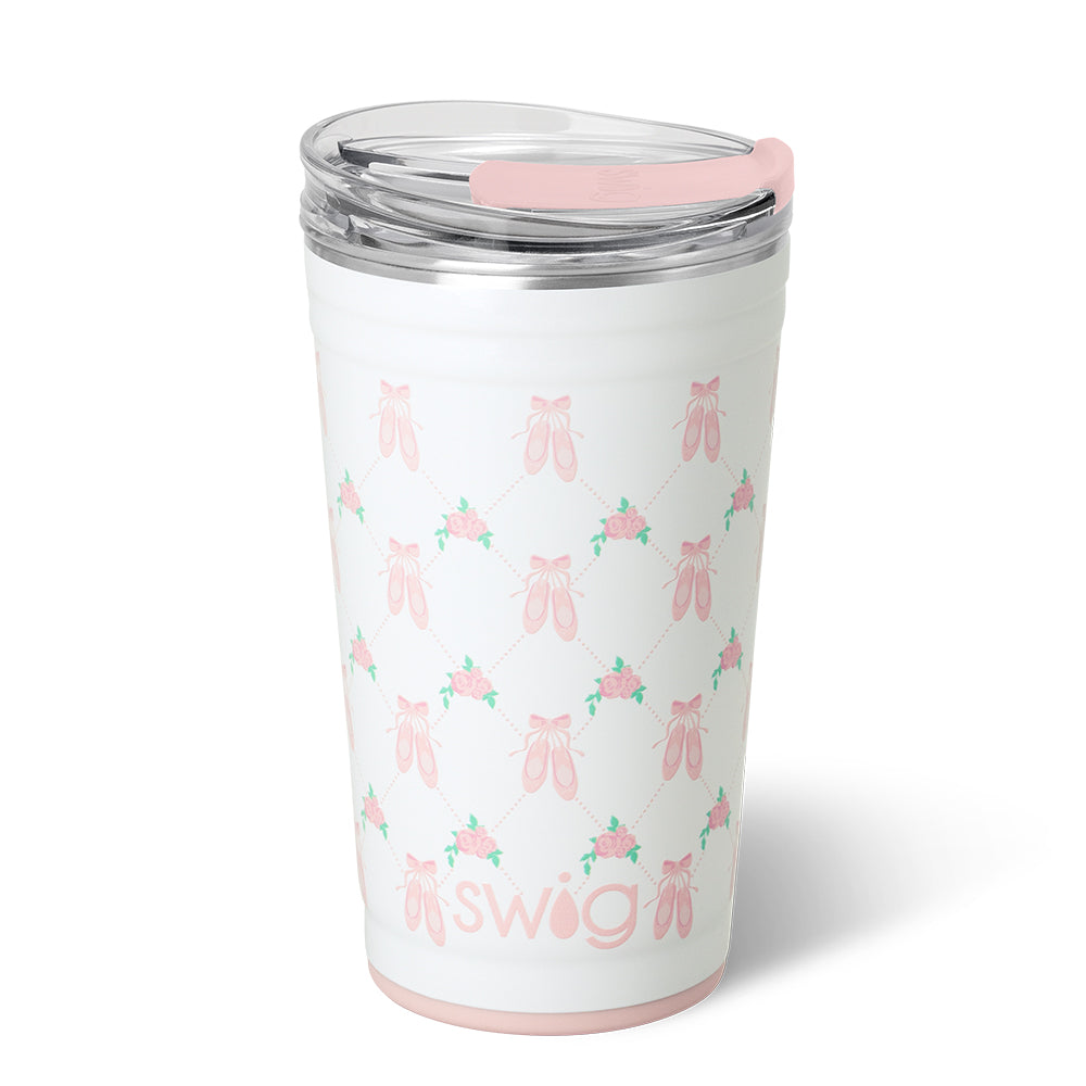 24oz On Pointe Party Cup - Perfect for Parties, BBQs, and Outdoor Events - BPA-Free Plastic Cup for Drinks and Beverages