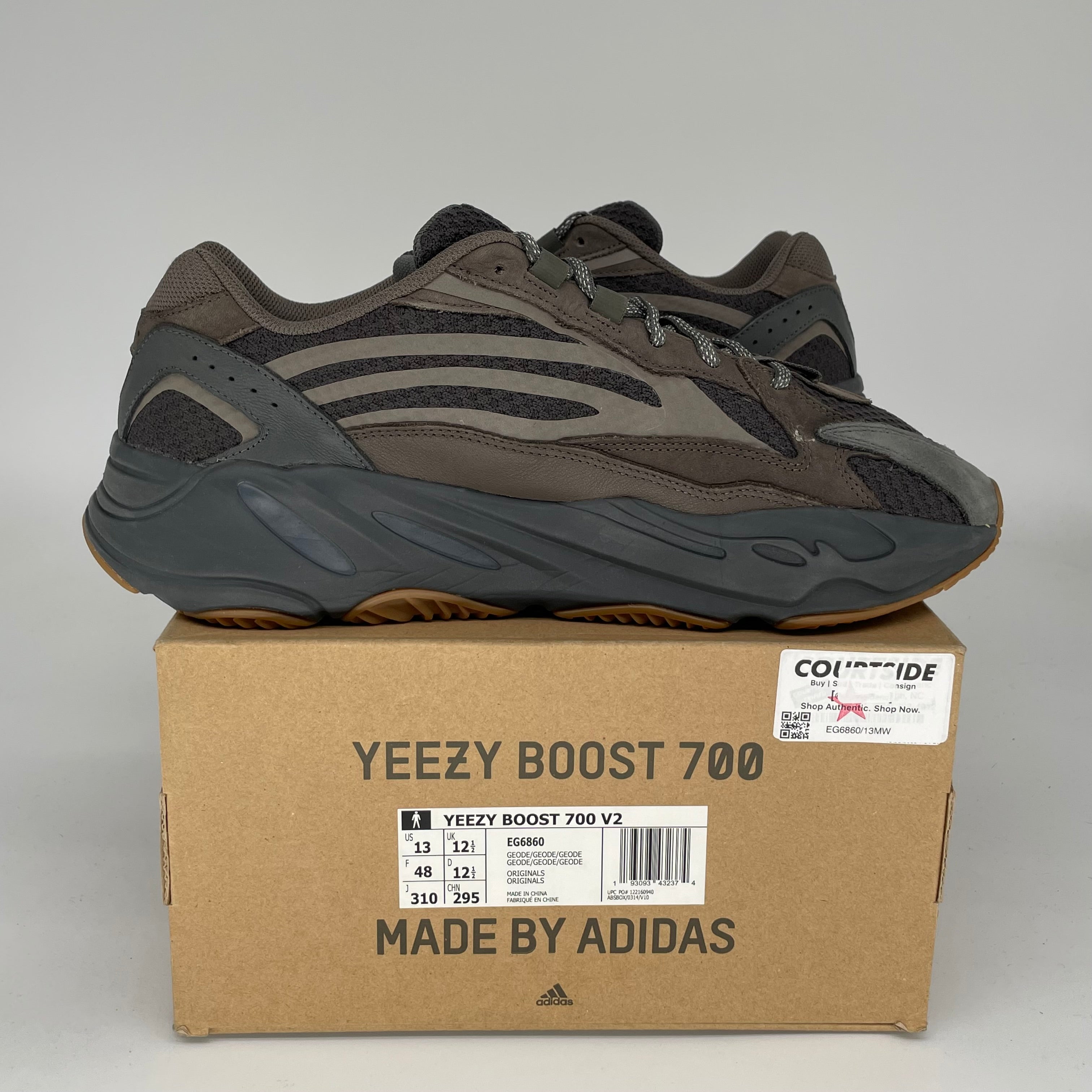 Adidas Yeezy 700 V2 Geode Sneakers - Men's Size 13 (EG6860) | Comfortable Running Shoes for Casual Wear & Street Style Fashion