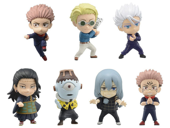 Bandai Spirits Adverge Motion Jujutsu Kaisen 2 Anime Action Figure Set - 7-Piece Collectible Trading Figures for Fans | Perfect for Display, Gifts & Anime Collections