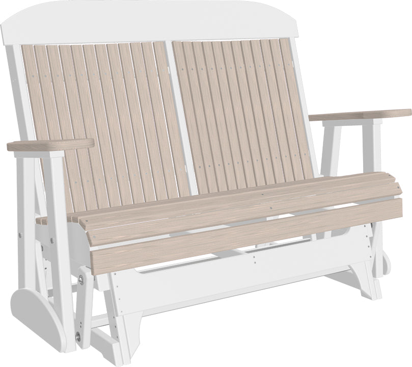 LuxCraft 4 Foot Classic Glider Rocking Chair - Perfect for Nursery, Living Room & Patio Relaxation