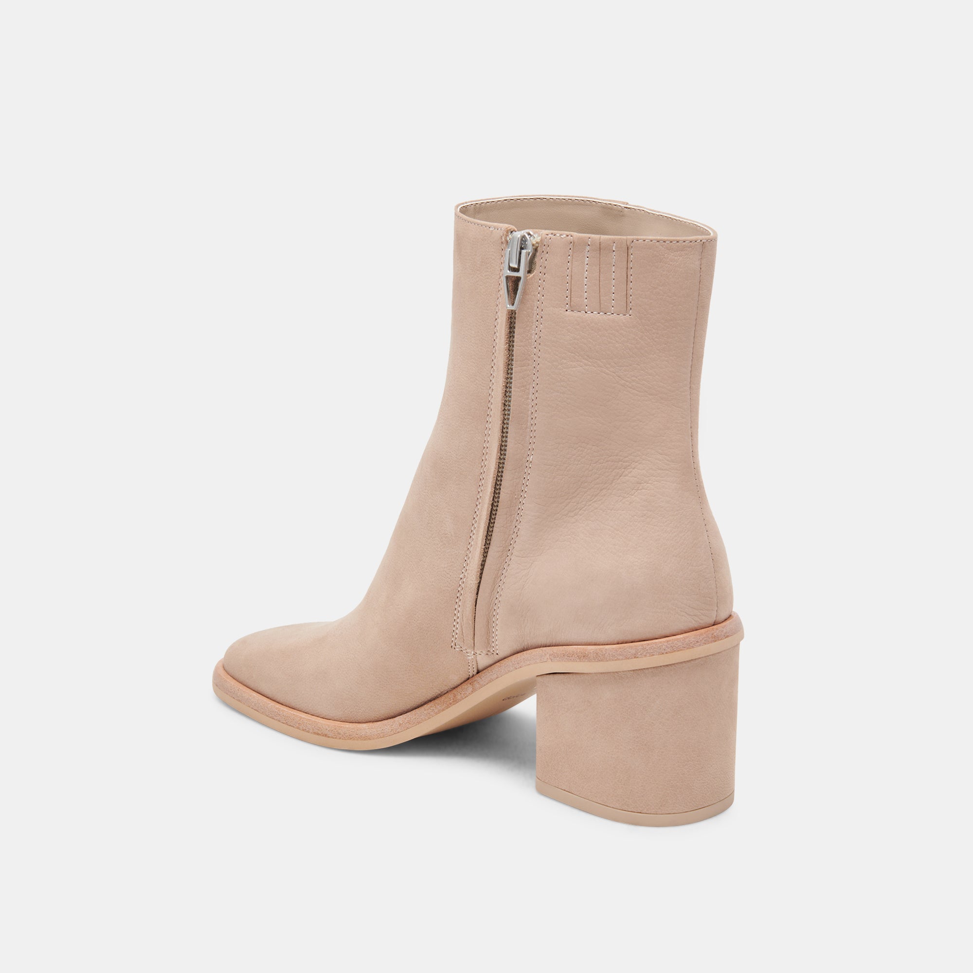 Dapper Taupe Nubuck Booties for Women - Stylish & Comfortable Ankle Boots for Fall & Winter Fashion | Perfect for Office, Date Night & Casual Outings