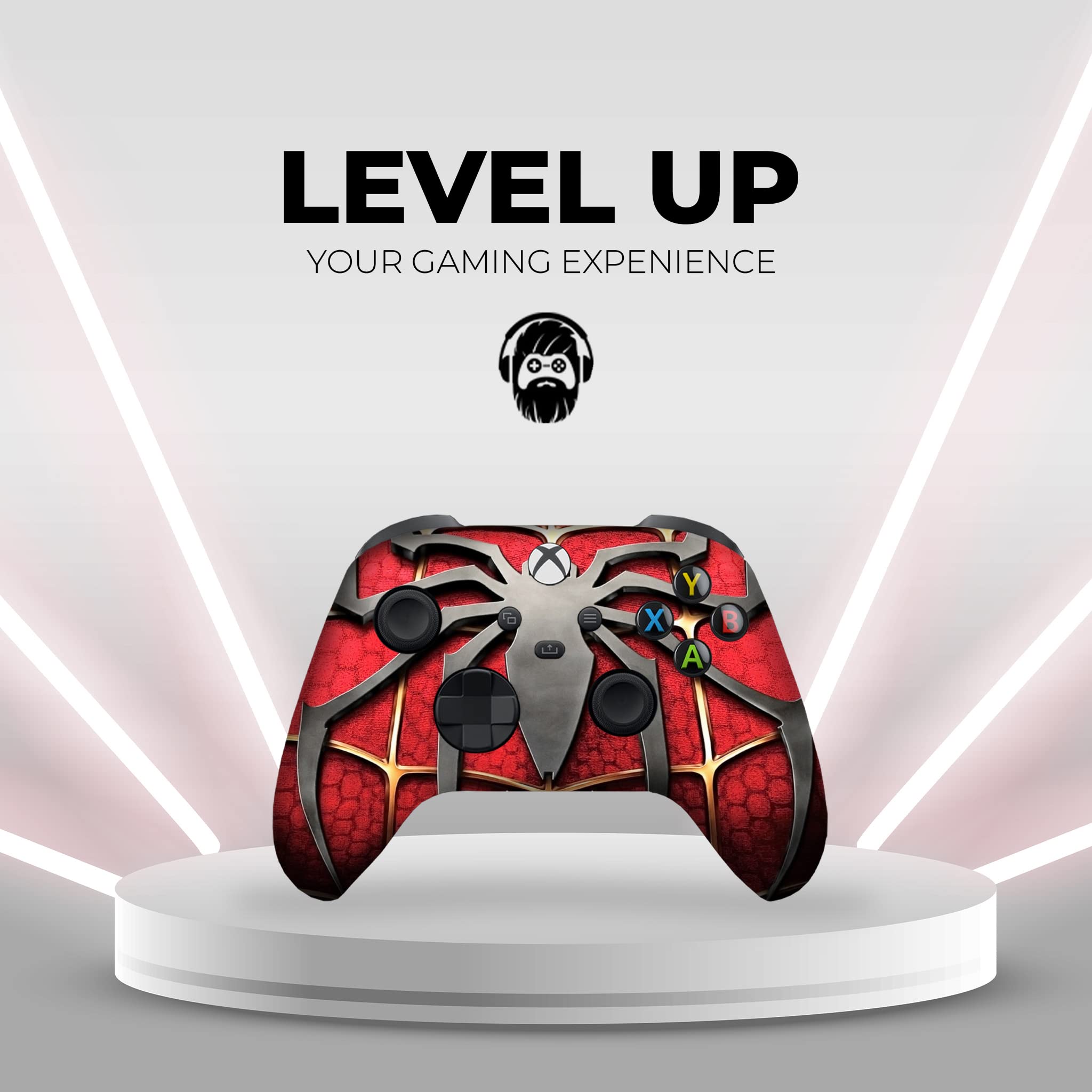Spider-Man Red Custom Wireless Xbox Controller - Compatible with Xbox One & Xbox Series X/S | Officially Licensed, Hydro-Dip Printed (Not Just a Skin) | Perfect for Gaming, Collectors & Marvel Fans