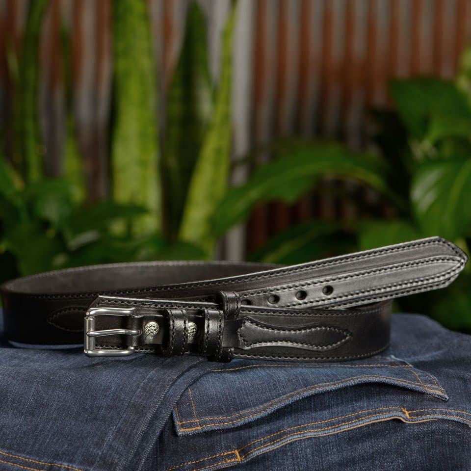 Premium Bullhide Leather Belt for Men - 1.50