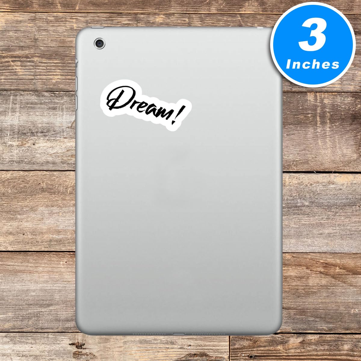 Inspirational Vinyl Stickers 3-Pack - 2.5, 3 & 4 Inch Motivational Decals for Laptop, Phone, Water Bottle, Car & More - Perfect for Personalizing Devices, Gifts & Office Decor (Dream Sticker Collection)