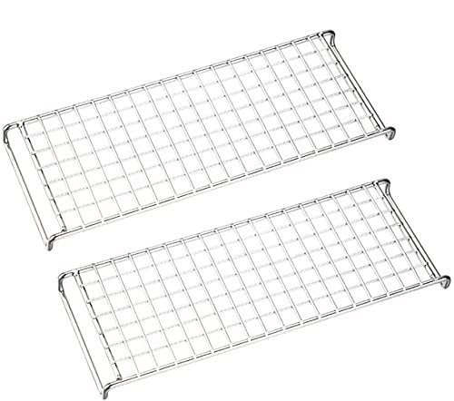 2pcs, L 9.3 x W 3.5 x H 0.7 cooking grate MTG-2G