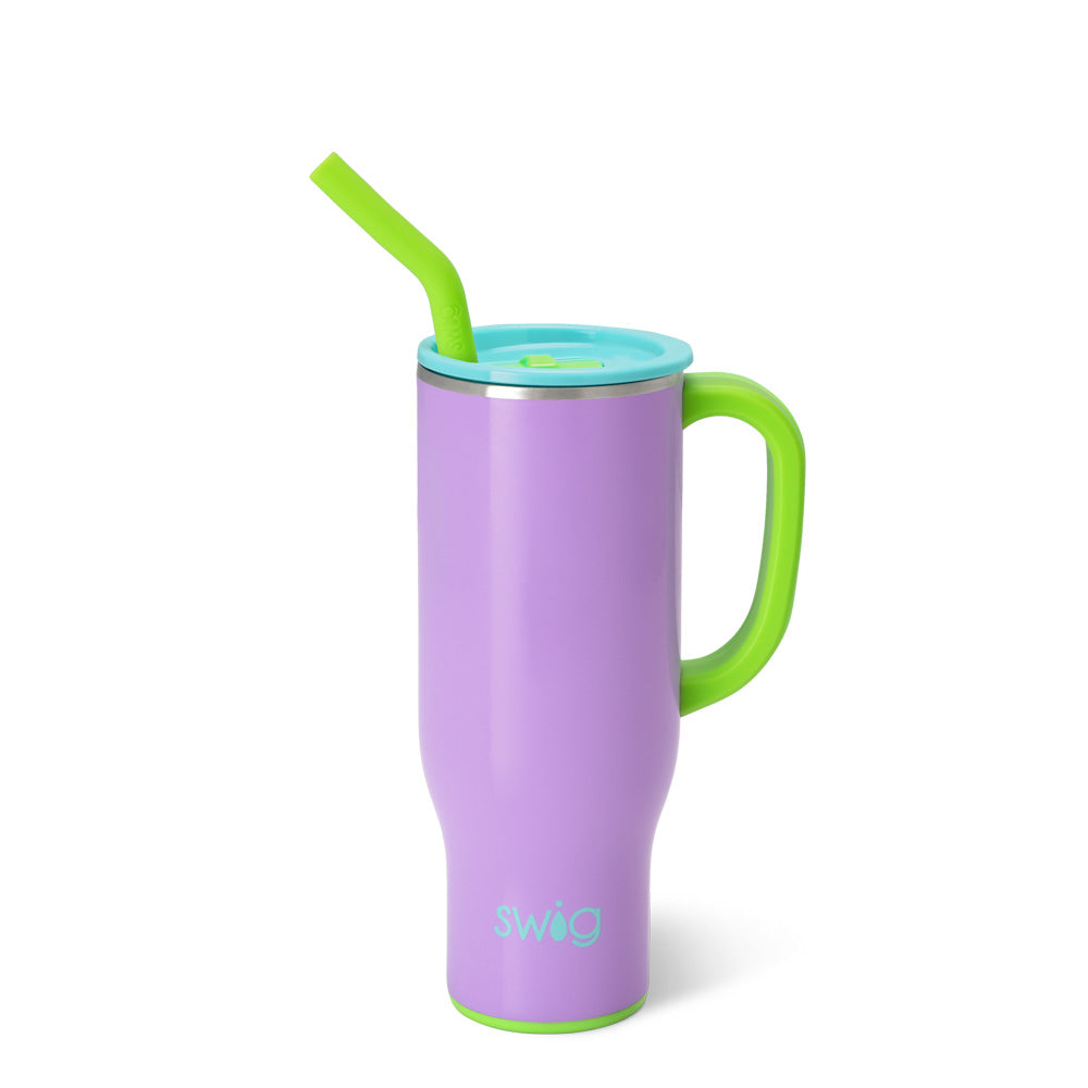 30oz Ultra Violet Mega Mug - Large Insulated Stainless Steel Tumbler for Hot & Cold Drinks - Perfect for Coffee, Tea, and Smoothies at Home, Office, or Travel