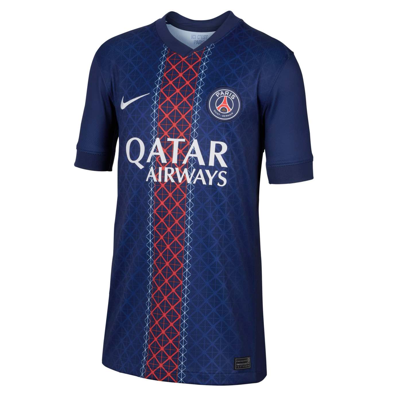 Paris Saint Germain 2025/26 Stadium Home Jersey for Kids - Official PSG Soccer Uniform for Youth Games & Fan Support