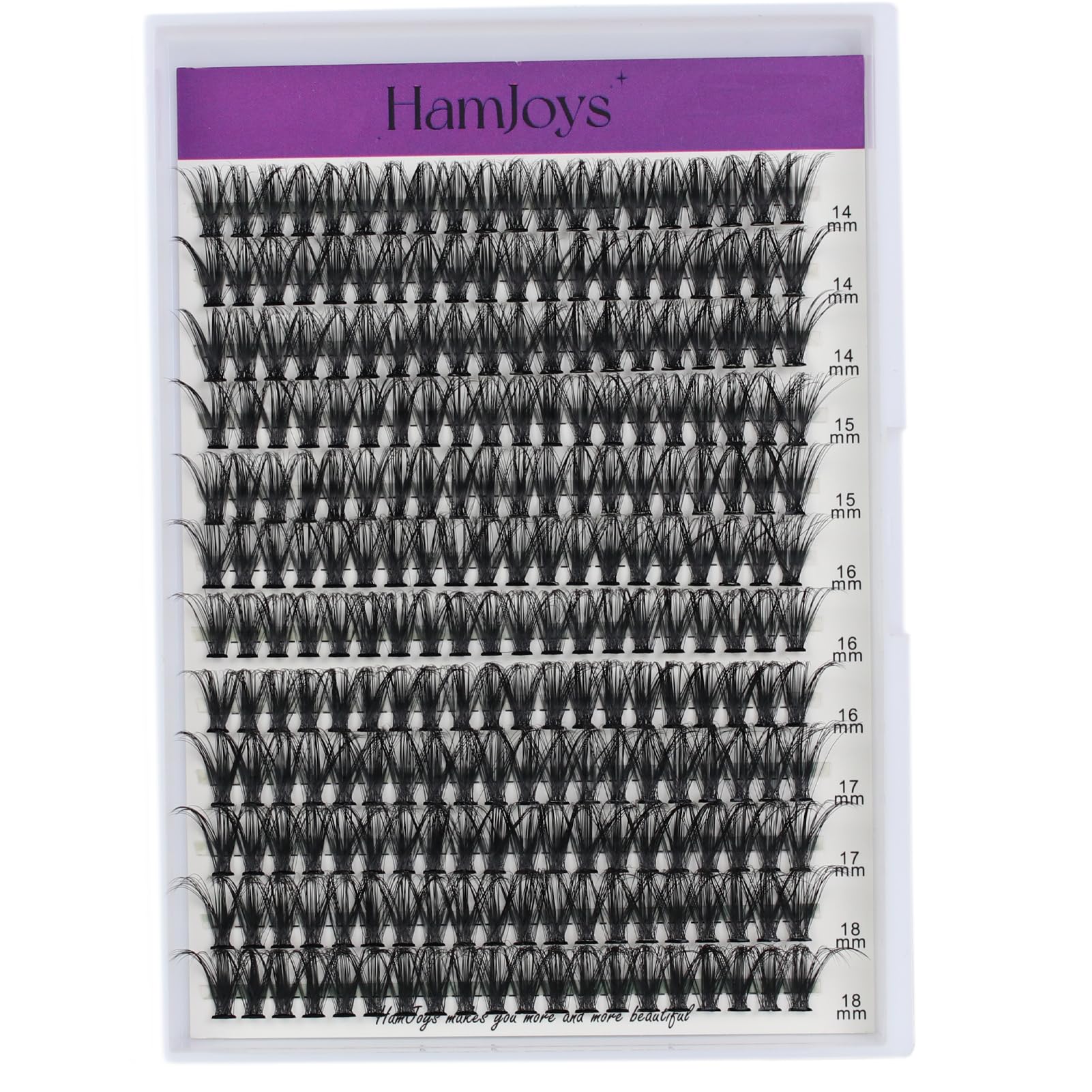 40D 0.07 C Curl Faux Mink Lash Clusters Extensions - 14-18mm DIY Individual Eyelashes for Natural Wispy Look | Perfect for Daily Wear, Special Occasions & Professional Makeup Artists
