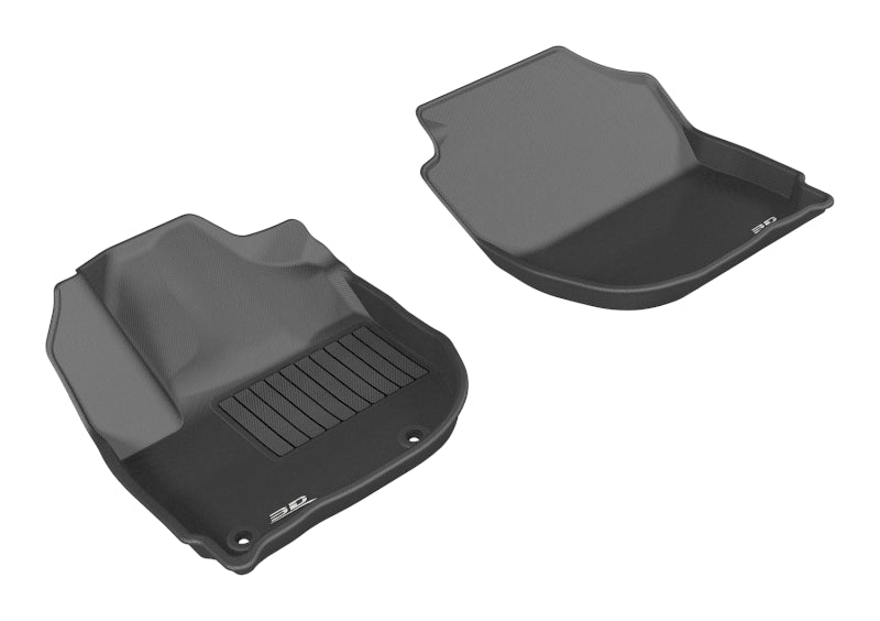 3D MAXpider Custom Fit Floor Mats for 2015-2020 Honda Fit/HR-V - Premium Kagu Series 1st Row All-Weather Car Mats (Black) | Perfect for Daily Commuting, Road Trips & All-Season Protection