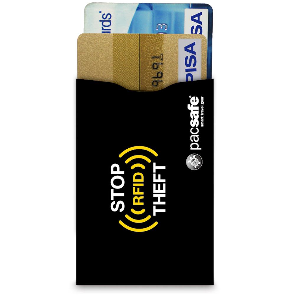 Pacsafe RFIDsleeveâ¢ 25 RFID Blocking Card Sleeve - Protect Credit Cards & Passports from Digital Theft - Ideal for Travel, Business & Everyday Security