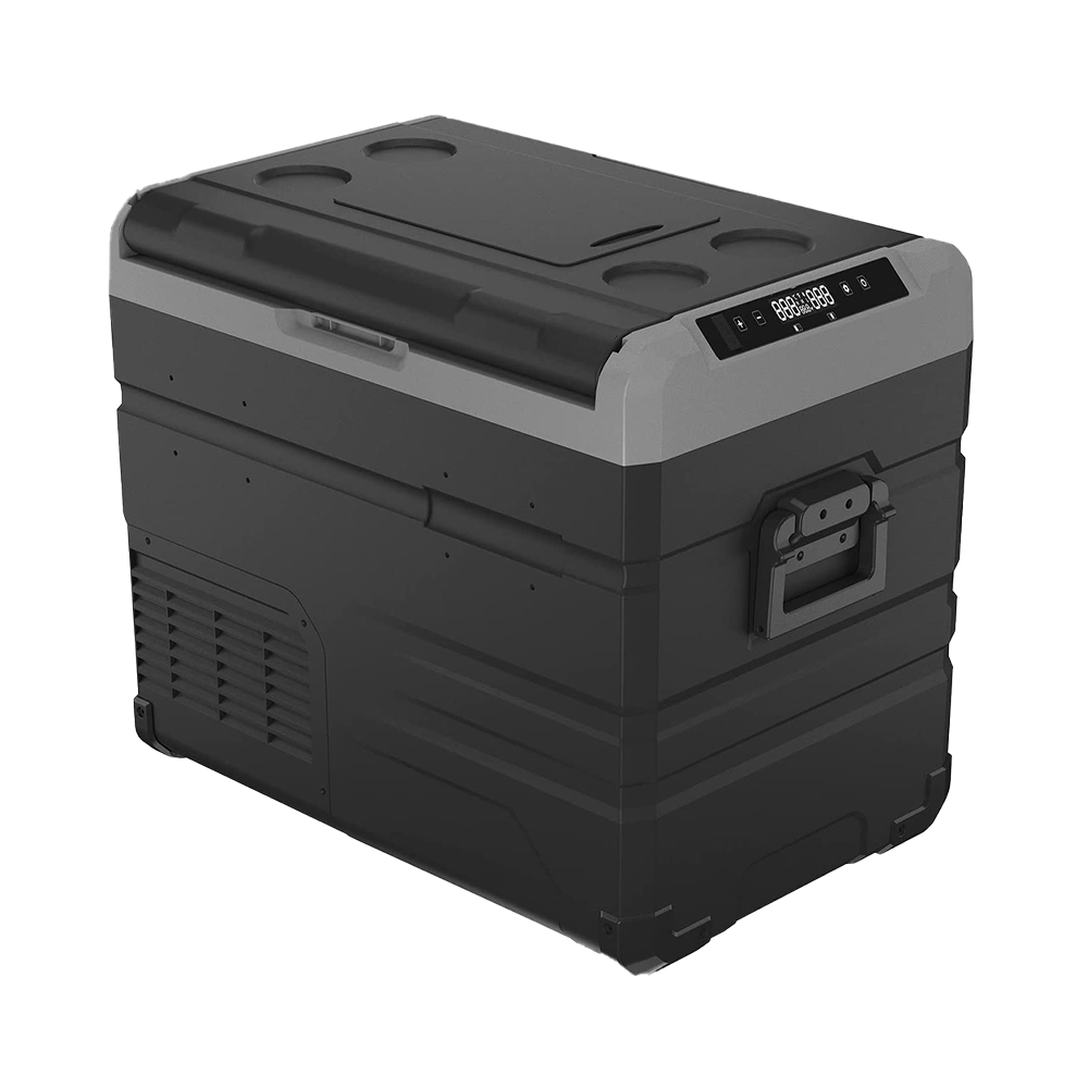 Alpicool TW45 12V/24V Portable Car Refrigerator Freezer - 45L Dual Zone Fridge for Camping, Road Trips & Outdoor Adventures - Compact & Energy Efficient for Cars, Trucks & RVs