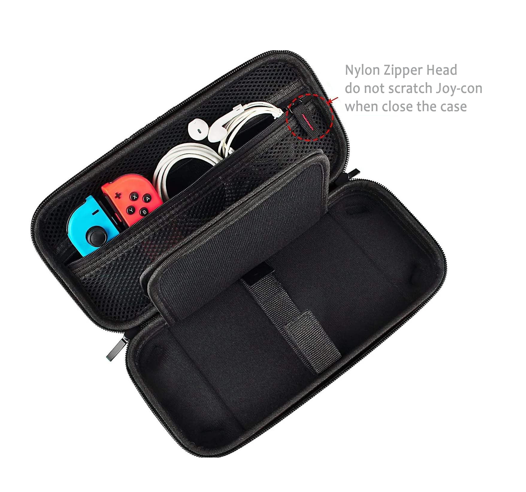 Women's Nintendo Switch OLED Case - 20 Cartridge Slots & Hard Shell for Travel Gaming