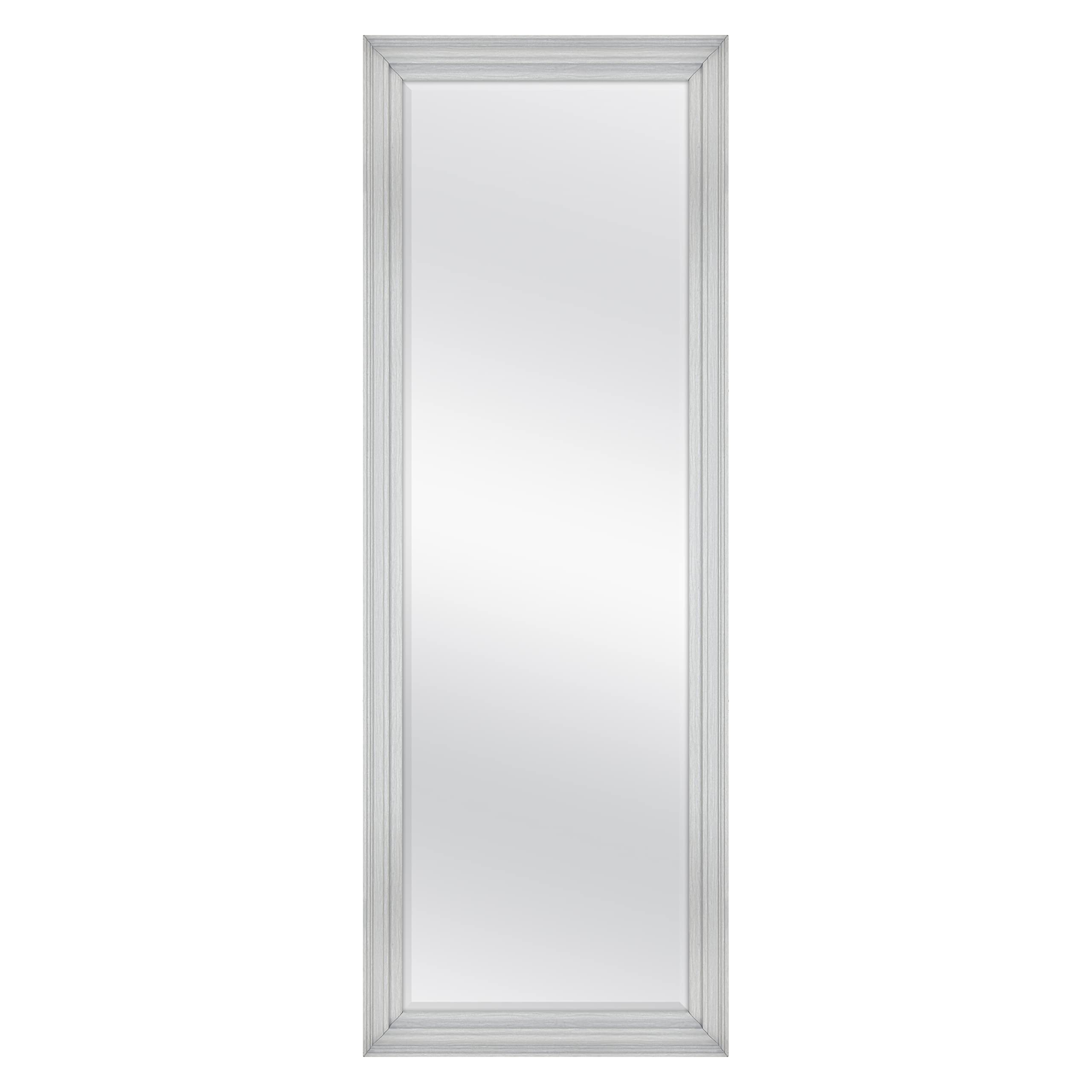 MCS Ezra Full Length Floor Mirror - 24.66 x 68.66 Inch Gray Woodgrain Standing Mirror for Bedroom, Living Room & Bathroom - Perfect for Home Decor, Outfit Checks & Selfie Background