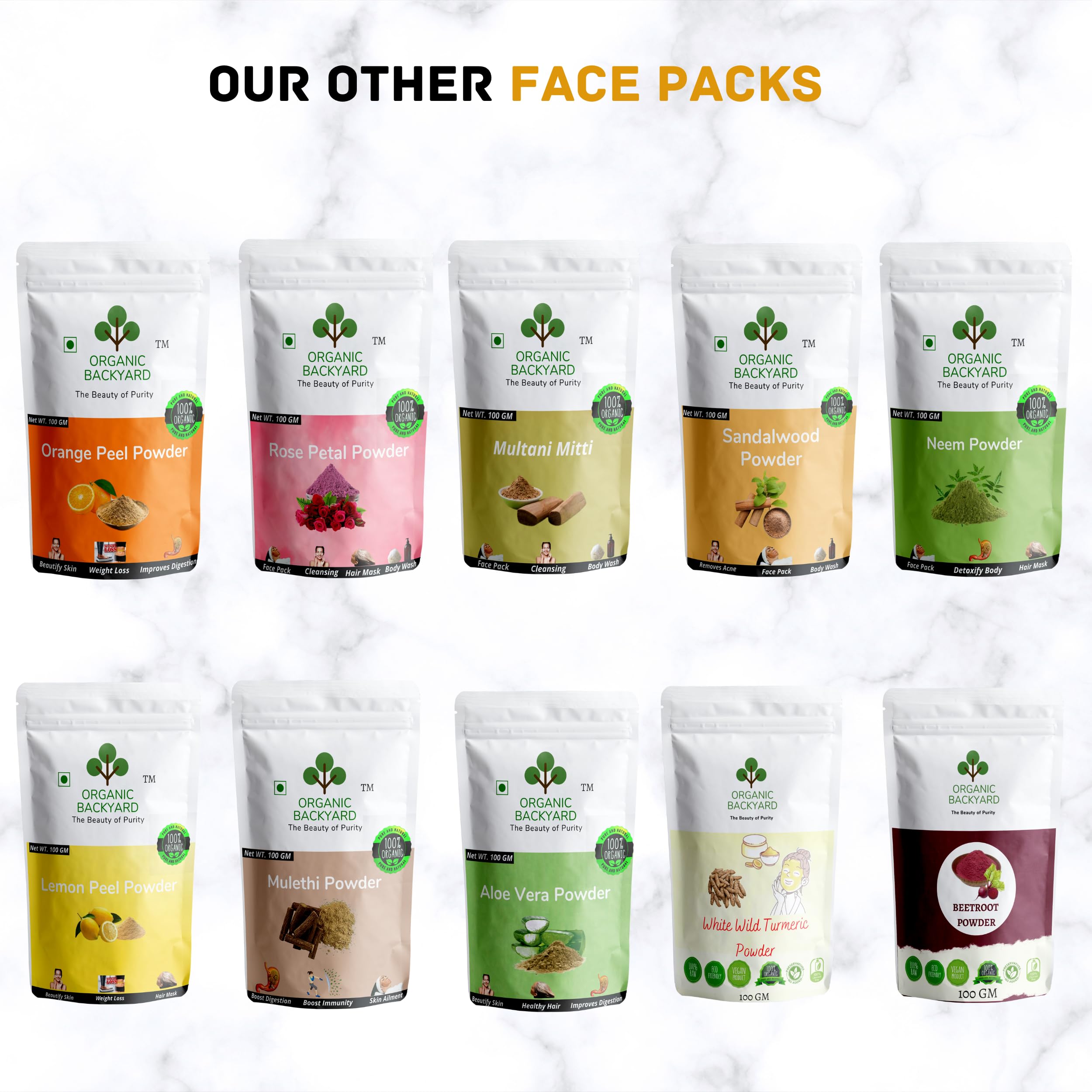 Organic Herbal Glow Duo: 100g Mulethi & Wild Turmeric Kasturi Haldi Powder Combo for Radiant Skin - Natural Face Mask & Brightening Treatment for Glowing Complexion - Perfect for DIY Skincare & Ayurvedic Beauty Rituals