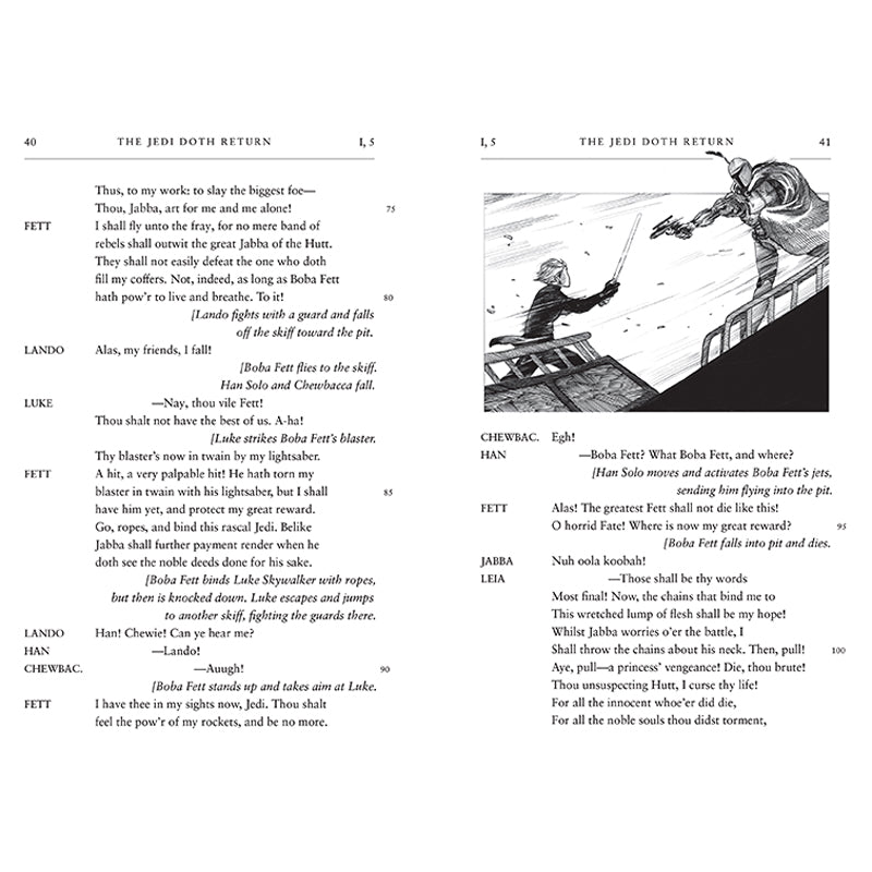 William Shakespeare's The Jedi Doth Return: Star Wars Part VI - Classic Shakespearean Star Wars Novel for Sci-Fi & Literature Fans - Perfect for Gifts & Collectors