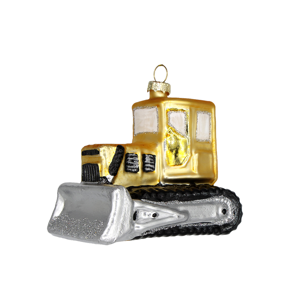 High-Quality Bulldozer Ornament - Mini Construction Vehicle Decor for Home, Office & Gifts | Perfect for Construction Enthusiasts & Kids Playroom