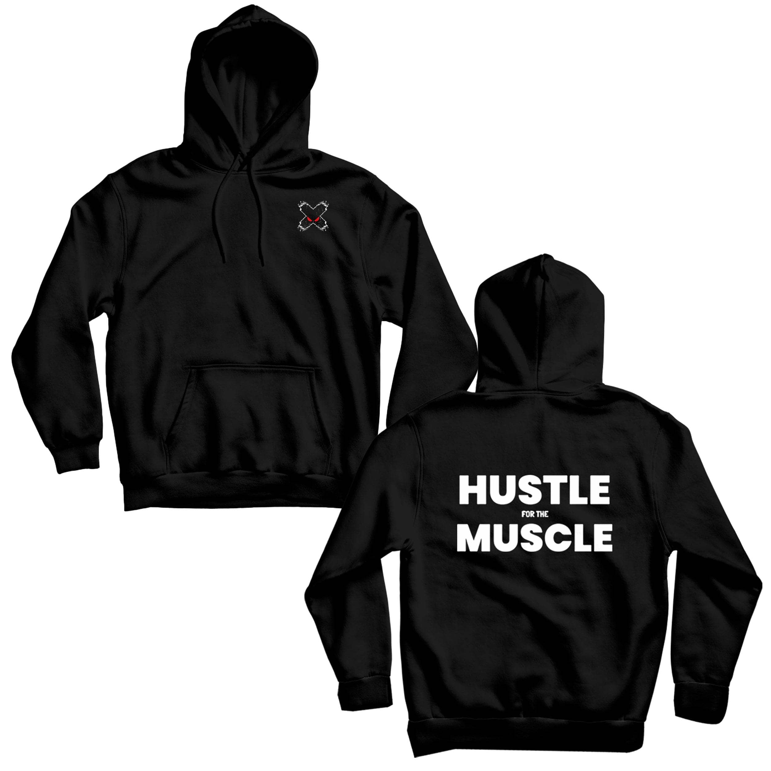 Hustle Muscle Workout Shirts & Hoodies for Men - Gym, Running & Fitness Training Apparel - Perfect for Workouts, Jogging & Active Lifestyle