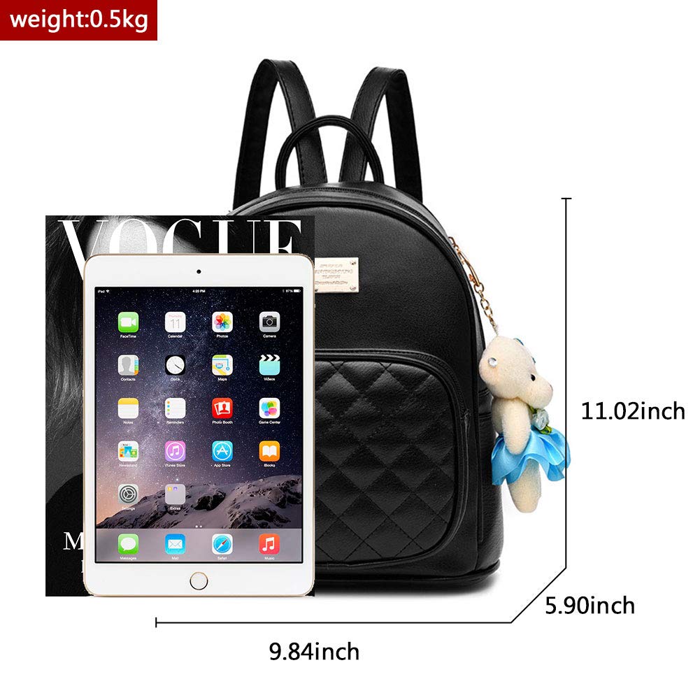 Stylish Women's Small Leather Backpack Purse - Cute Mini Backpack for Teen Girls, Designer Casual Daypack for Travel, School & Everyday Use