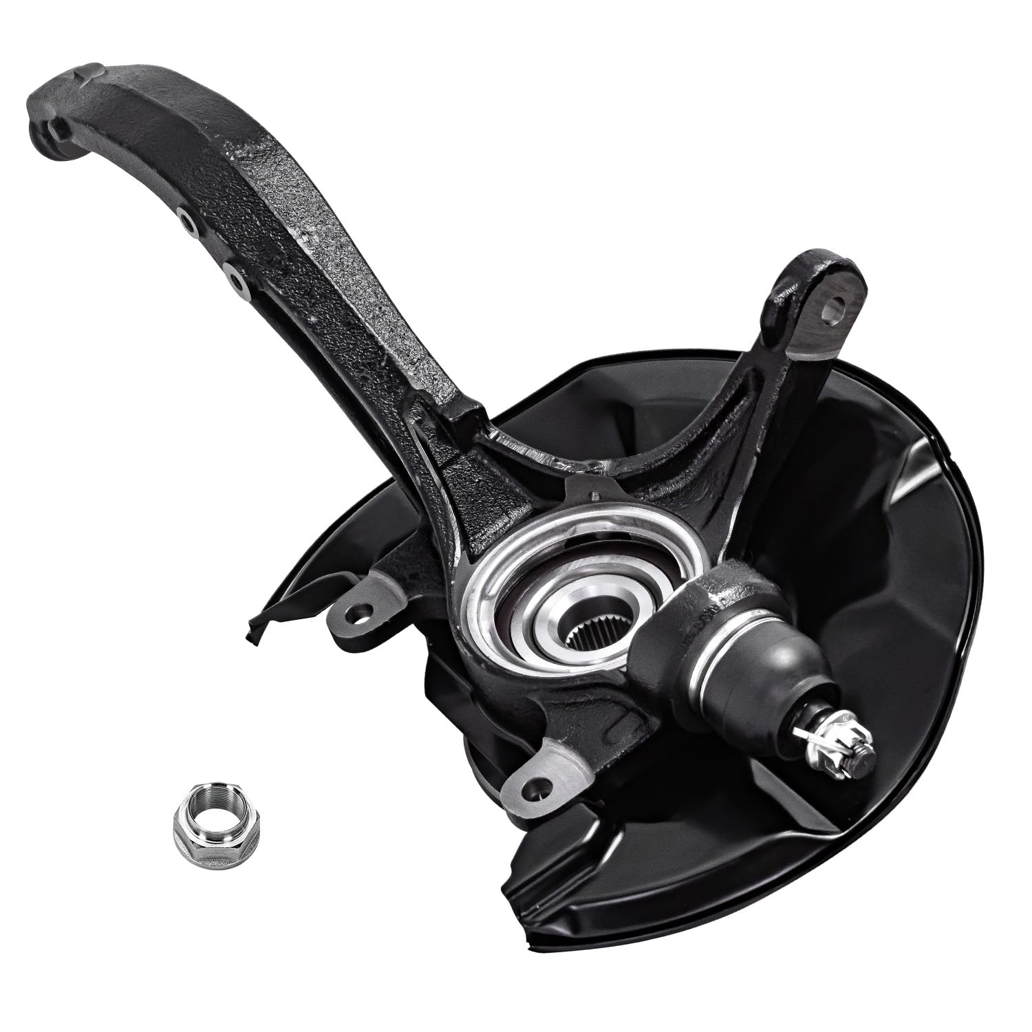 Detroit Axle Front Steering Knuckles & Wheel Bearing Hubs Replacement for 2008-2012 Honda Accord & 2009-2014 Acura TSX - Durable Auto Parts for Smooth Steering & Safe Driving