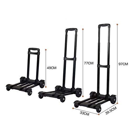 Folding Hand Truck - Compact Lightweight Utility Cart for Luggage, Travel, Moving & Office Use | Portable Dolly for Shopping, Home & Warehouse (Ideal for Transporting Heavy Items)