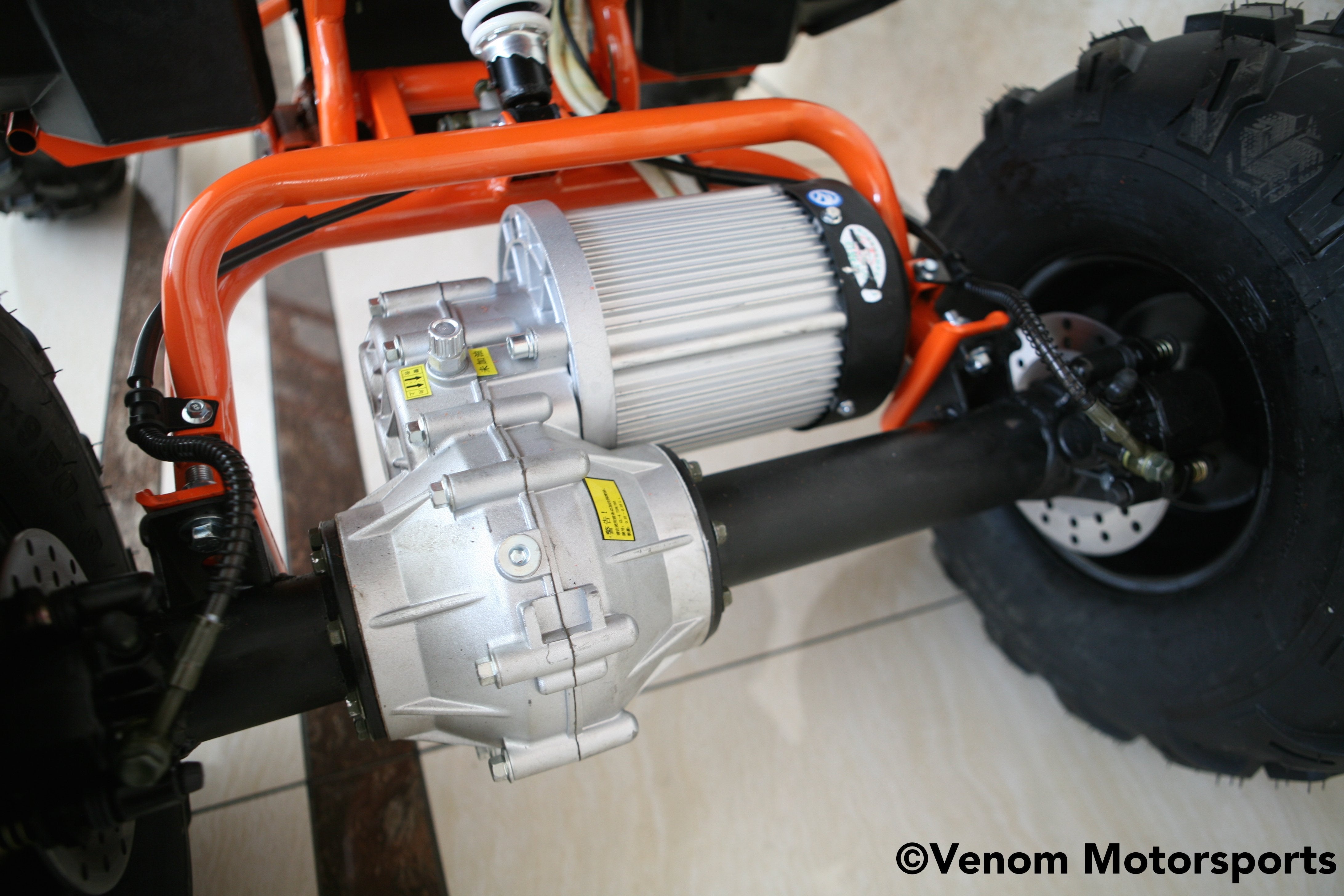 Venom E Grizzly 1500W 48V Brushless Electric ATV for Adults - Off-Road Adventure, Hunting & Farm Work