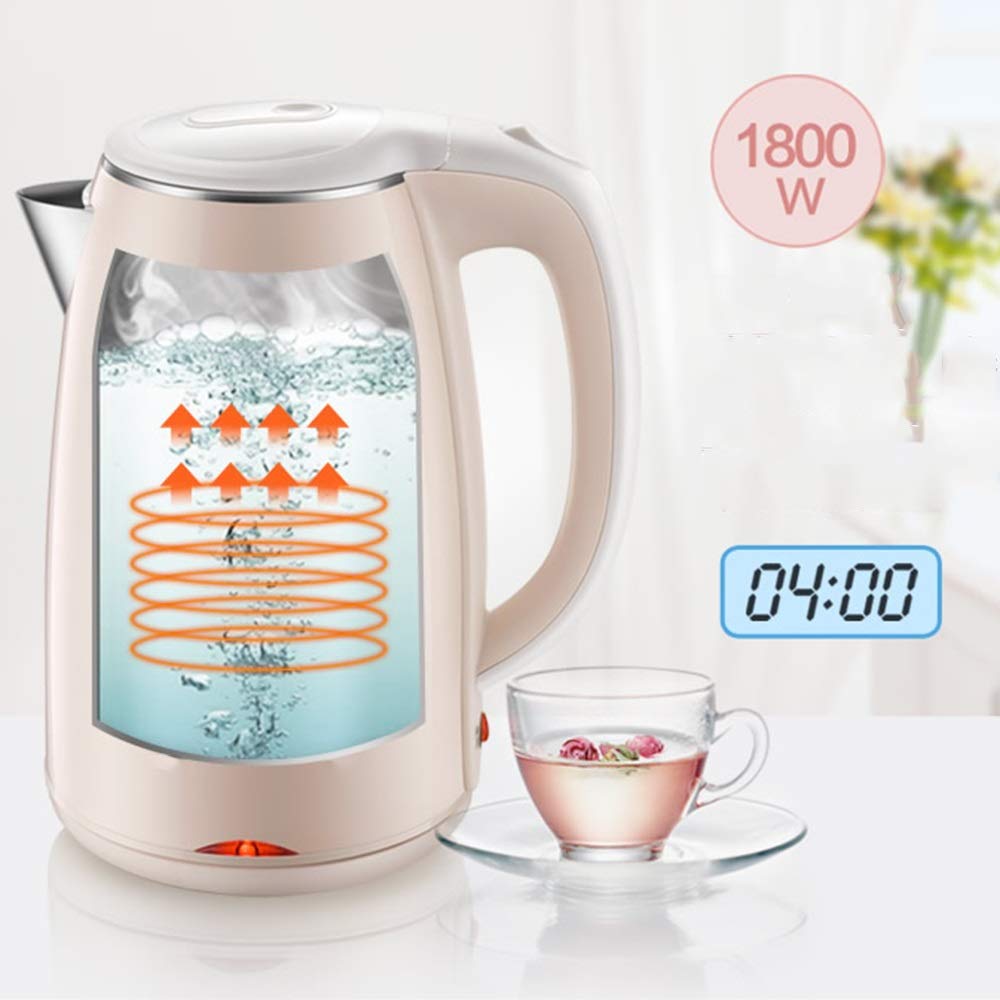**Stainless Steel Electric Kettle with Auto Shut-Off - Fast Boiling, Energy Efficient, Perfect for Home, Office & Travel**