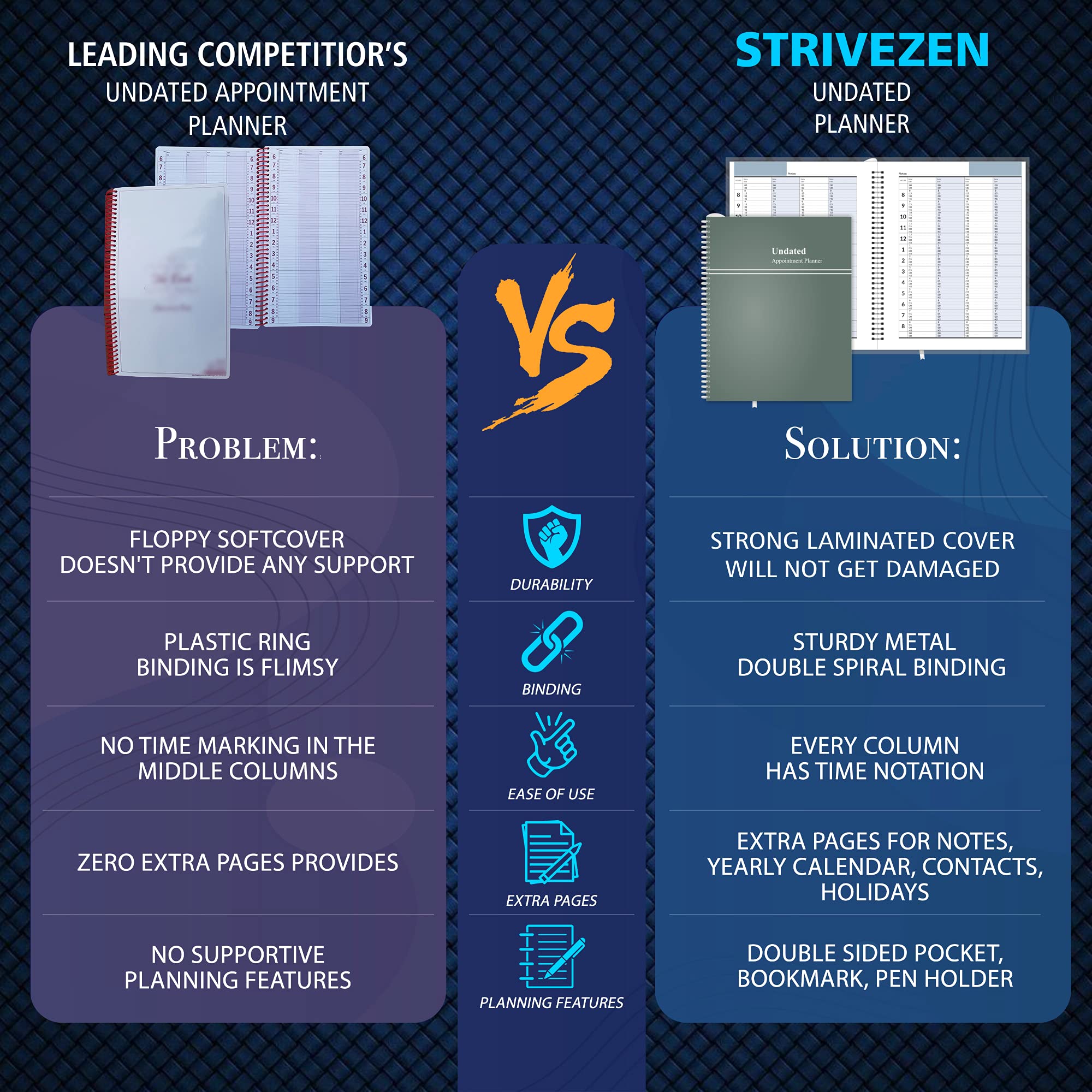 StriveZen 2024-2025 Undated Appointment Book - 7