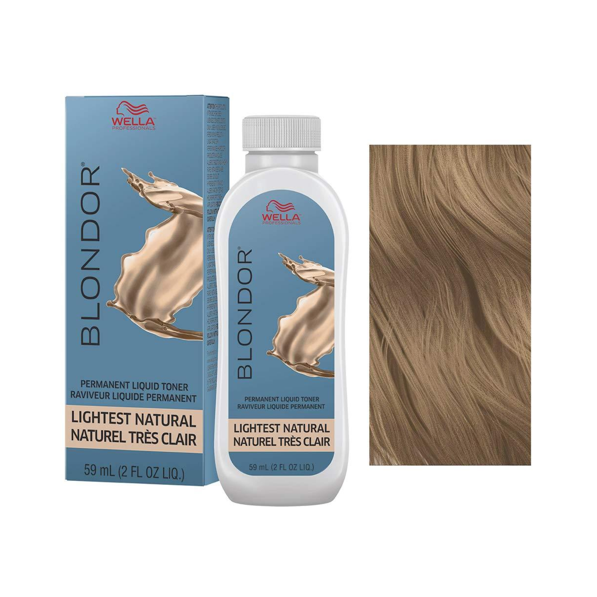 Blondor Permanent Liquid Toner for Lightest Natural Blonde Hair | Professional Salon-Grade Hair Lightener | Perfect for At-Home Hair Coloring & Salon Treatments