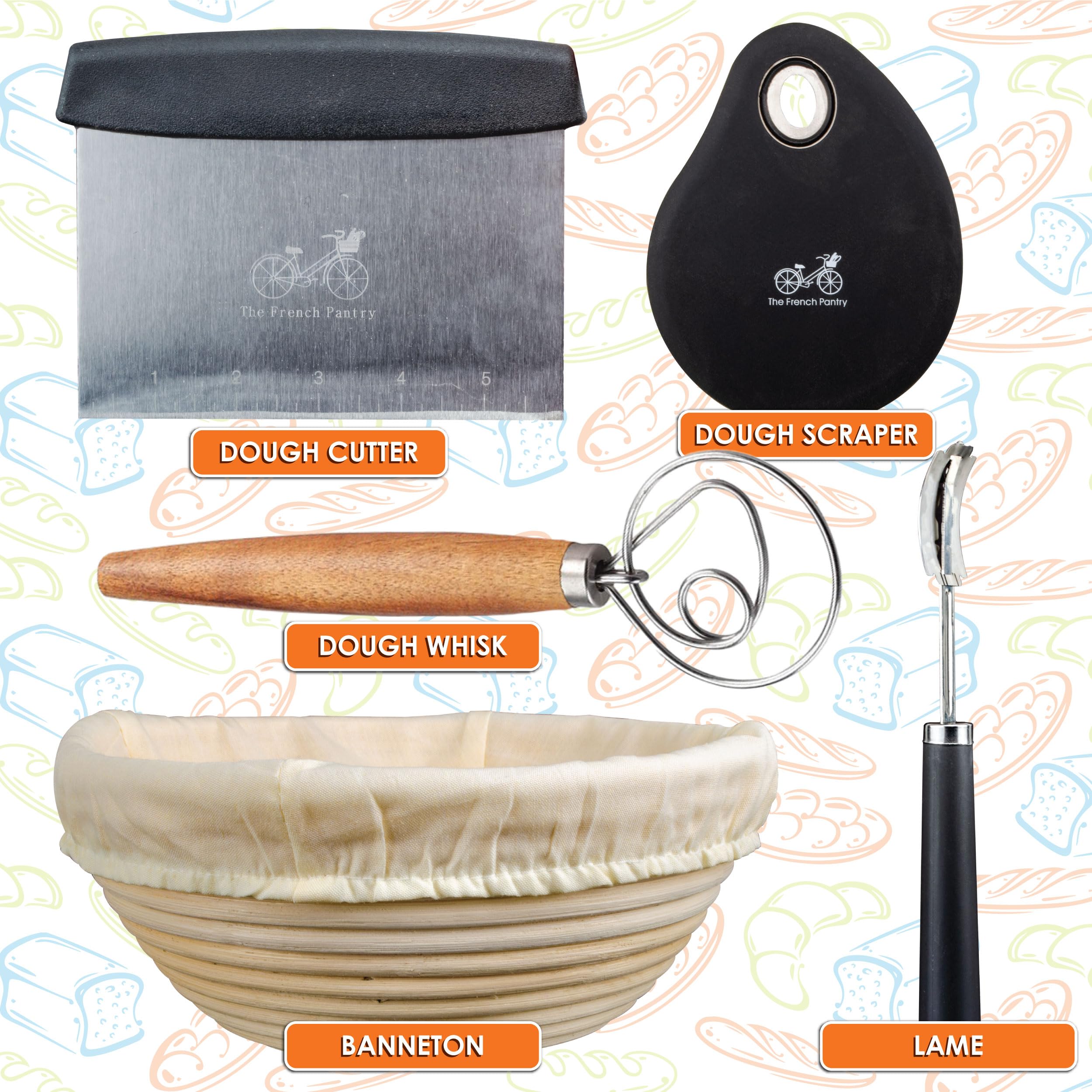 Artisan Sourdough Bread Baking Kit Gift Set - 9