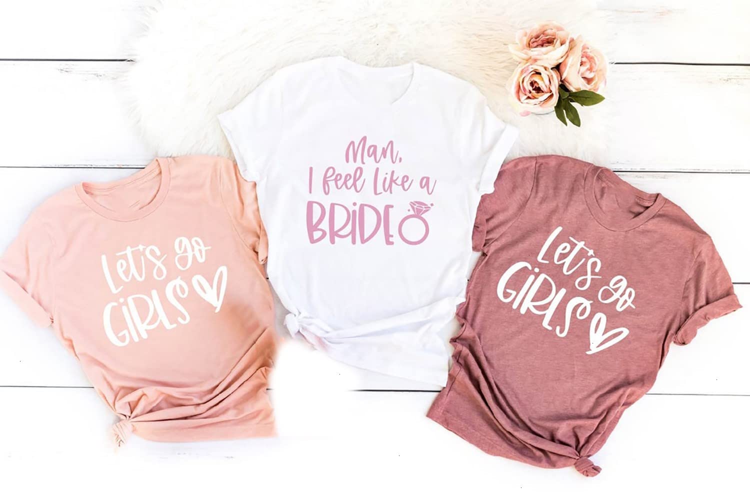 Bride Squad T-Shirt - Funny Wedding Shirts for Bride & Bridesmaids, Bachelorette Party Tees, Groom & Bride Matching Outfits - Perfect for Bridal Showers, Rehearsal Dinners & Wedding Celebrations